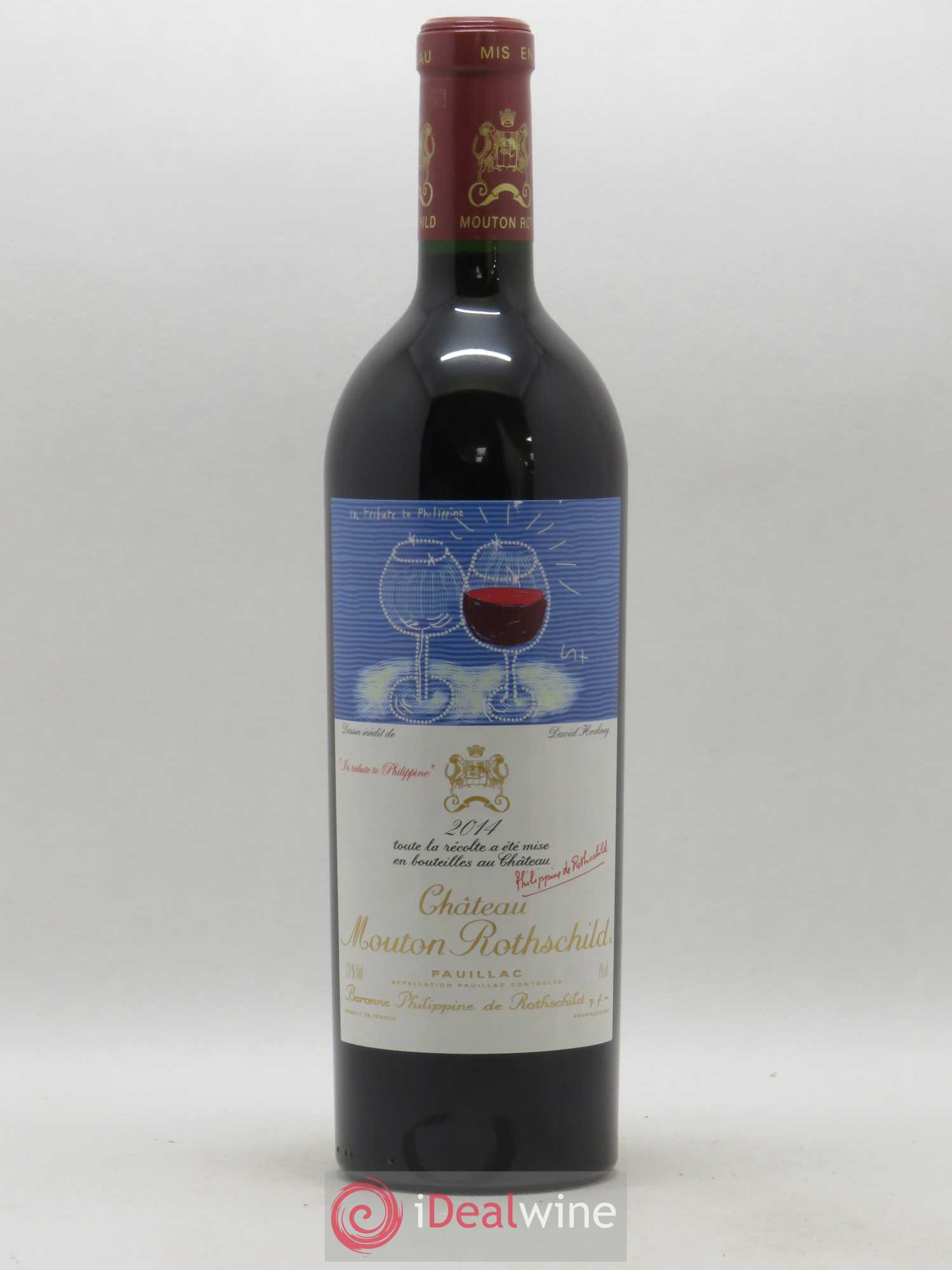 Château Mouton Rothschild 1er Grand Cru Classé 2014 - Lot de 1 bouteille - 0