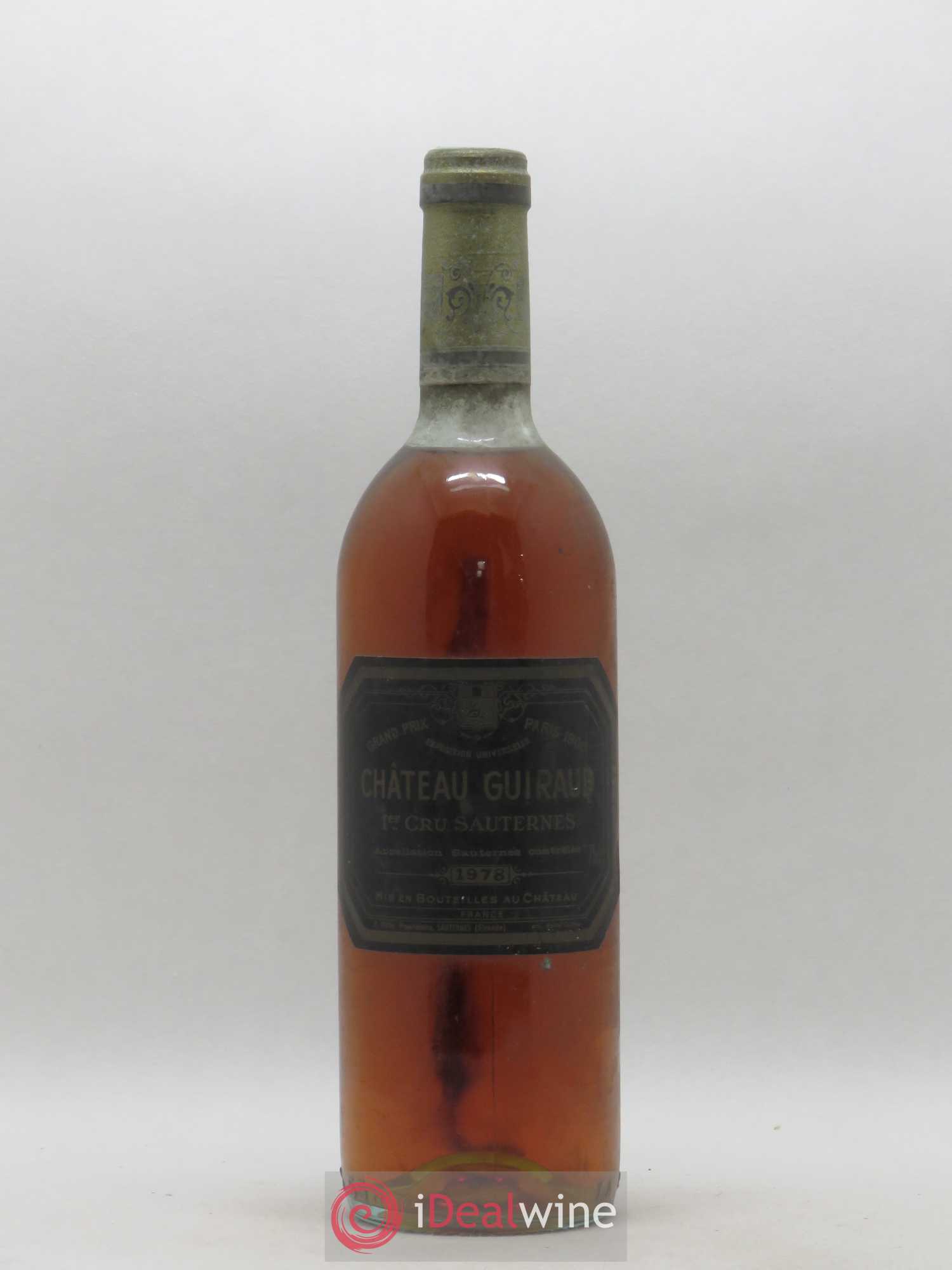 Château Guiraud 1er Grand Cru Classé 1978 - Lot de 1 bouteille - 0
