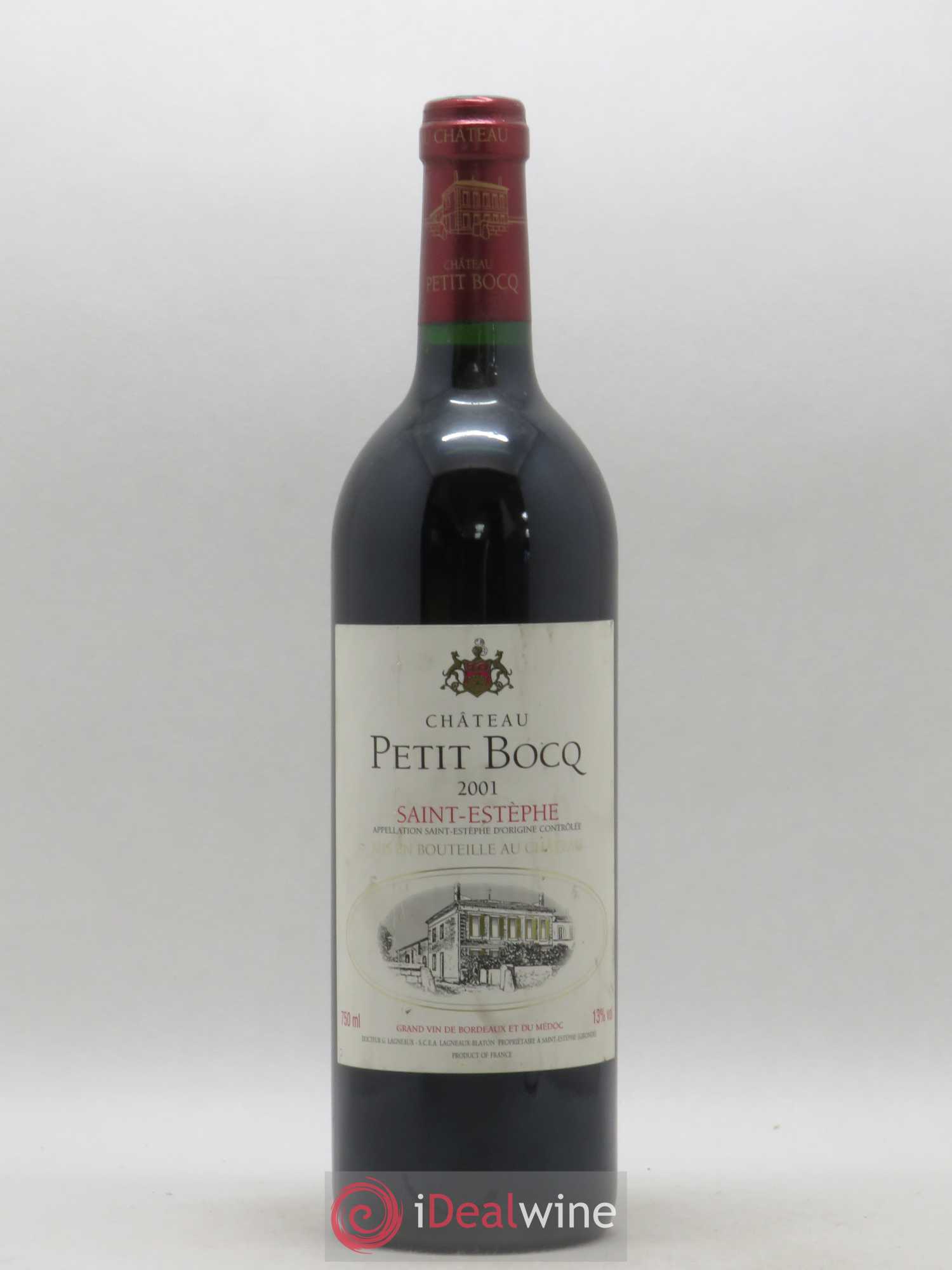 Château Petit Bocq Cru Bourgeois 2001 - Lot de 1 bouteille - 0