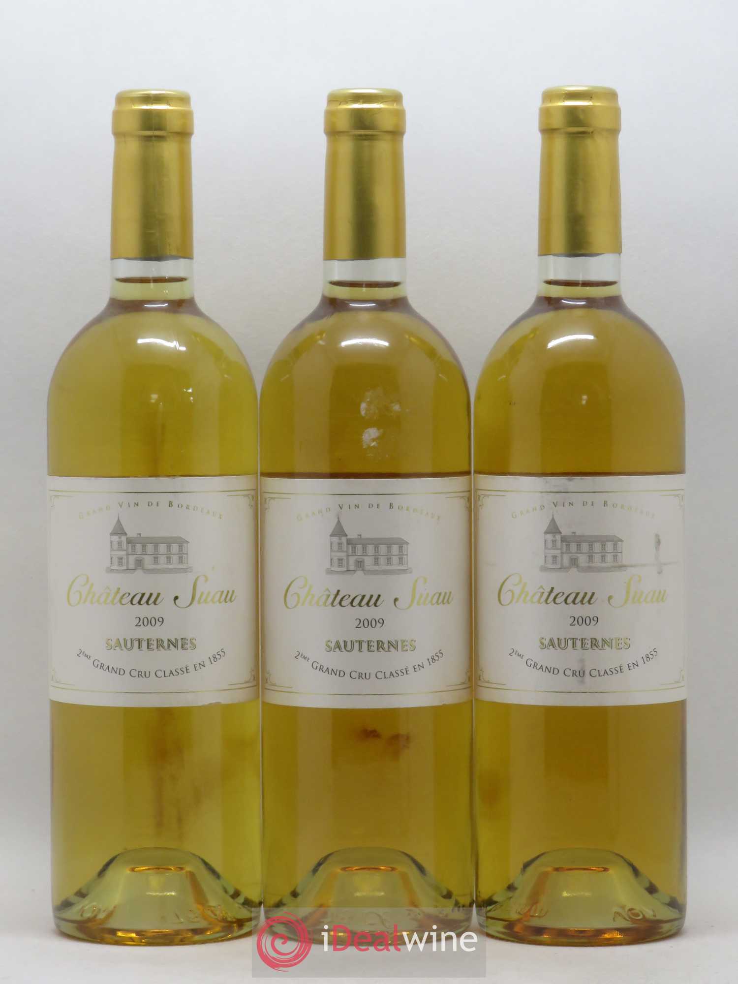 Château Suau 2ème Grand Cru Classé 2009 - Lotto di 3 bottiglie - 0