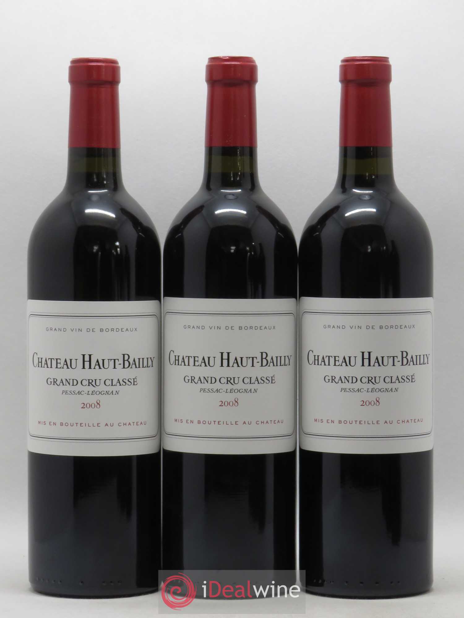 Château Haut-Bailly Cru Classé de Graves 2008 - Lot de 6 bouteilles - 1
