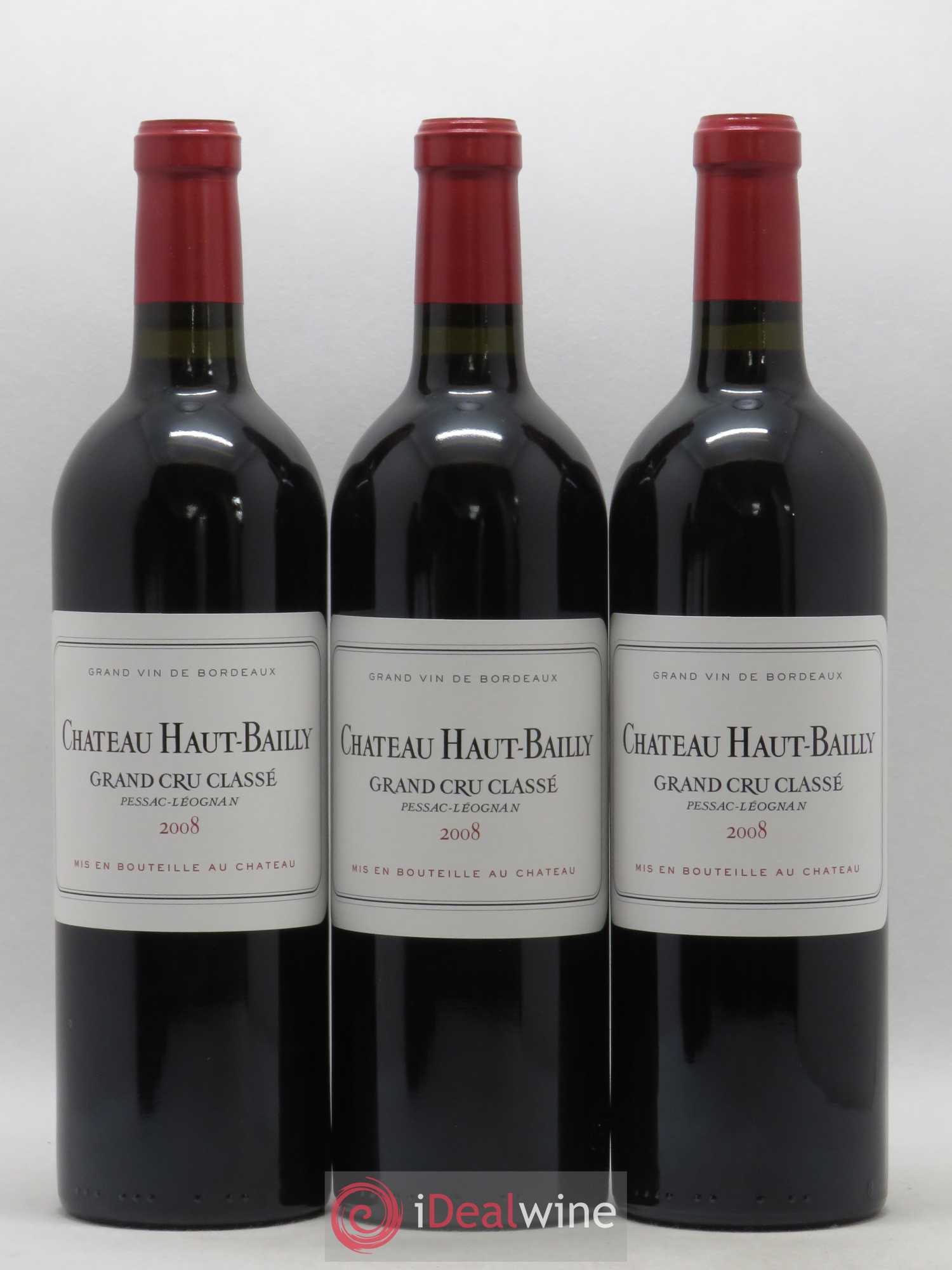 Château Haut-Bailly Cru Classé de Graves 2008 - Lot de 6 bouteilles - 2