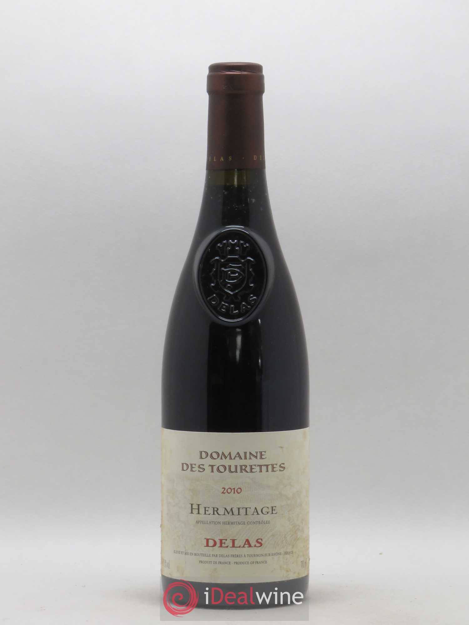 Hermitage Domaine des Tourettes Delas Frères 2010 - Lot de 1 bouteille - 0