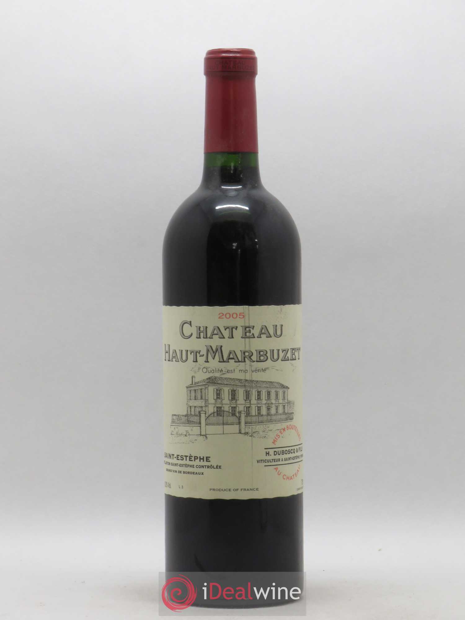 Château Haut Marbuzet 2005 - Lot de 1 bouteille - 0