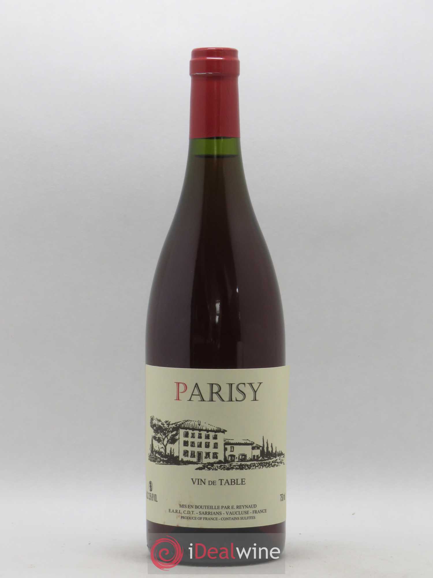Vin de Table Parisy Emmanuel Reynaud - Lot de 1 bouteille - 0