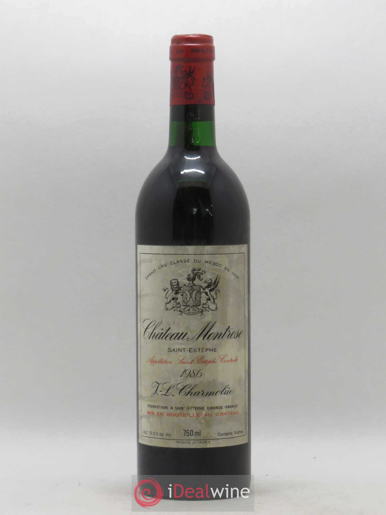 Château Montrose 2ème Grand Cru Classé 1986 - Lot de 1 bouteille - 0
