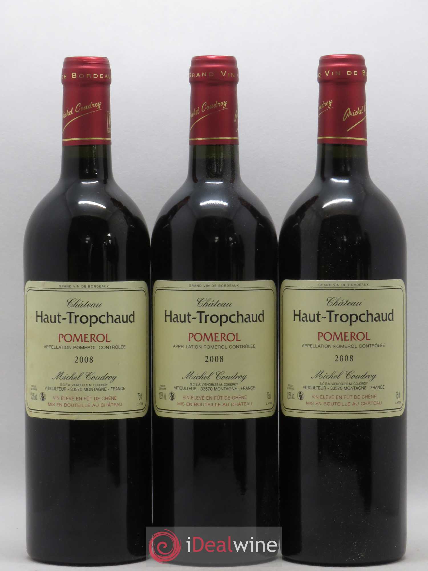 Château Haut Tropchaud 2008 - Lot de 6 bouteilles - 1