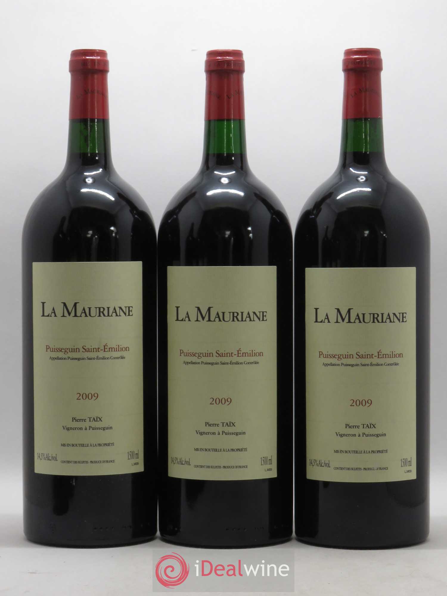 La Mauriane 2009 - Lot de 6 magnums - 2