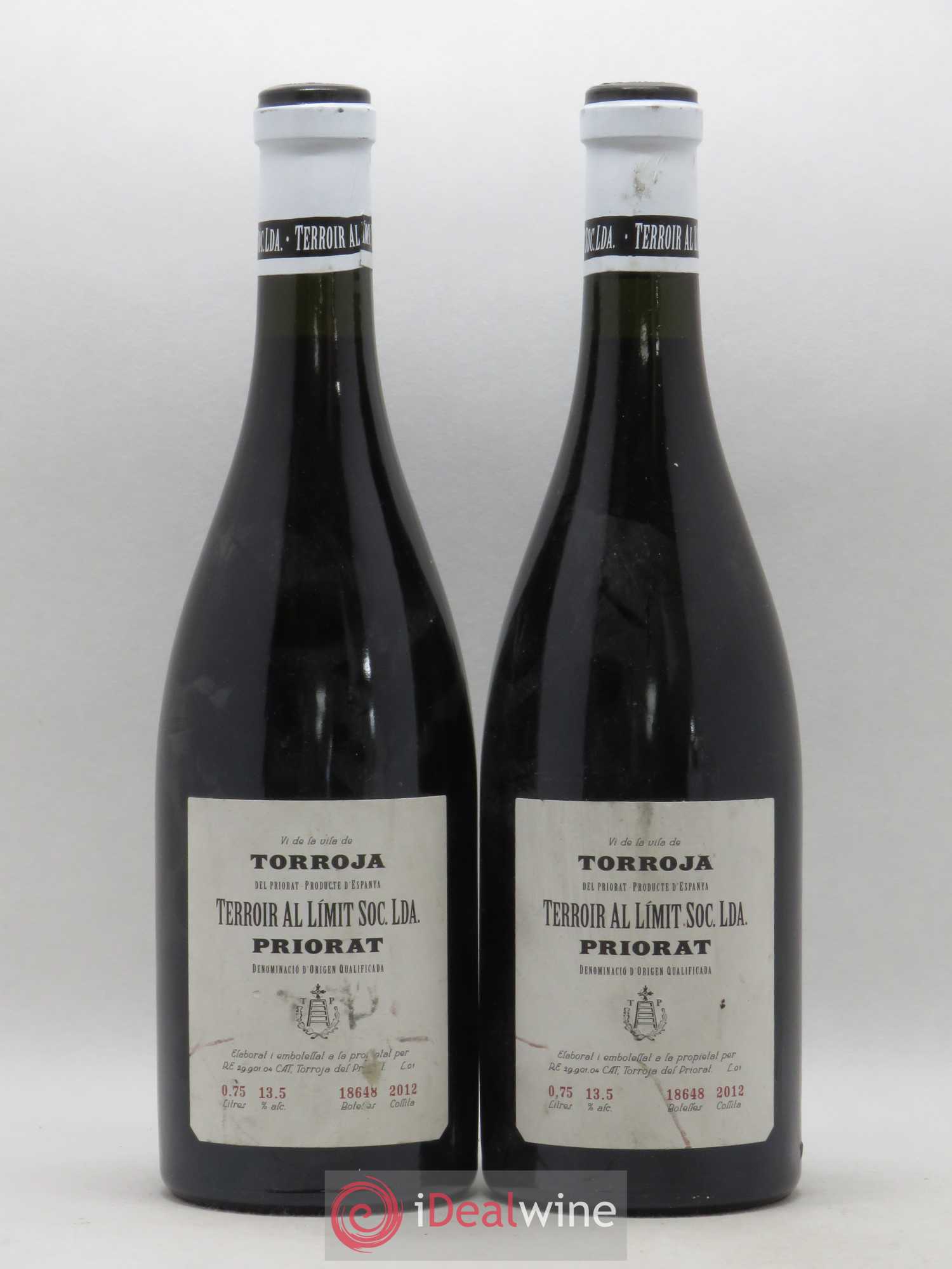 Priorat Terroir Al Limit Torroja Dominik Hubert 2012 - Lot de 2 bouteilles - 0