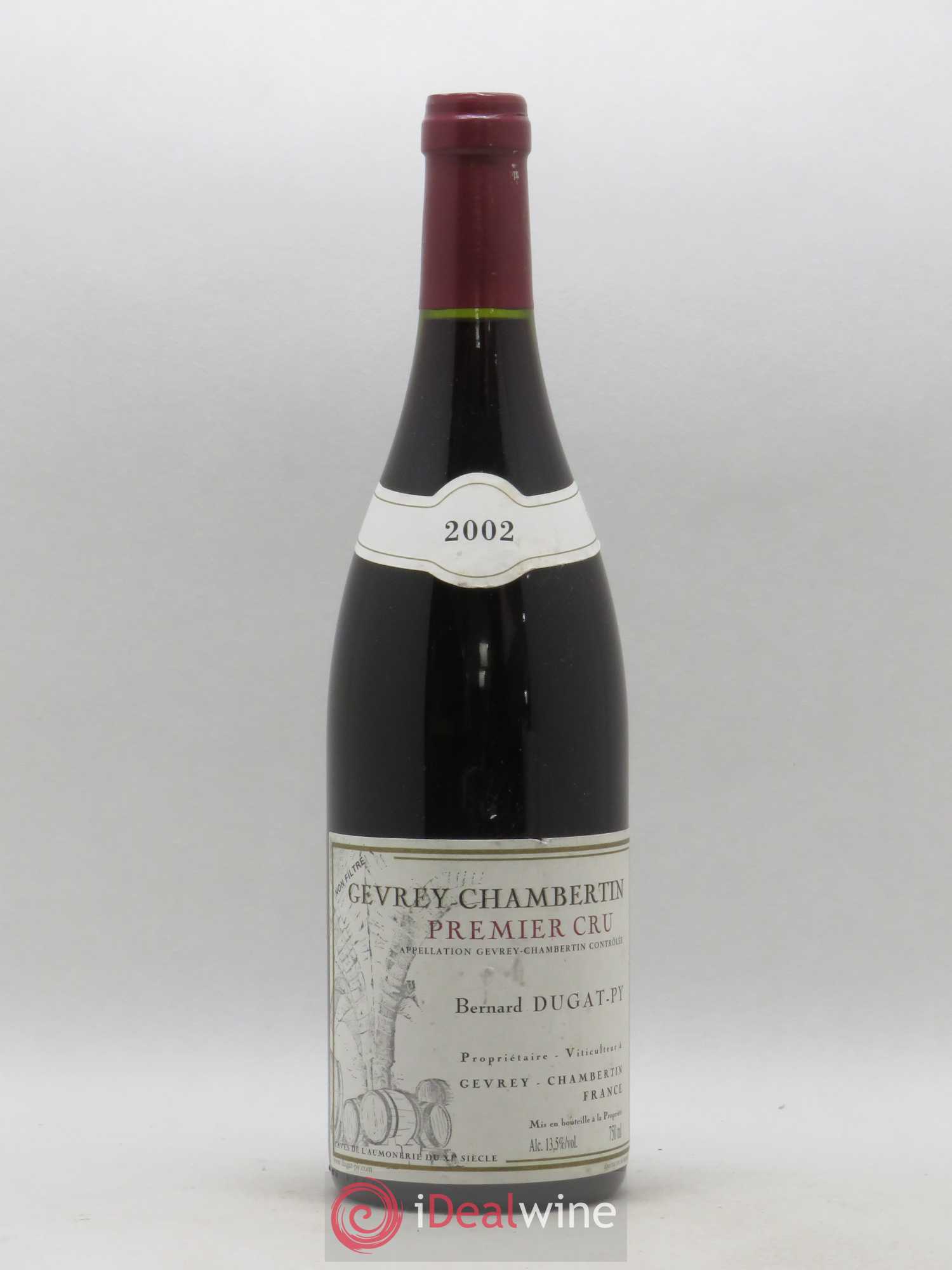 Gevrey-Chambertin 1er Cru Dugat-Py 2002 - Lot de 1 bouteille - 0