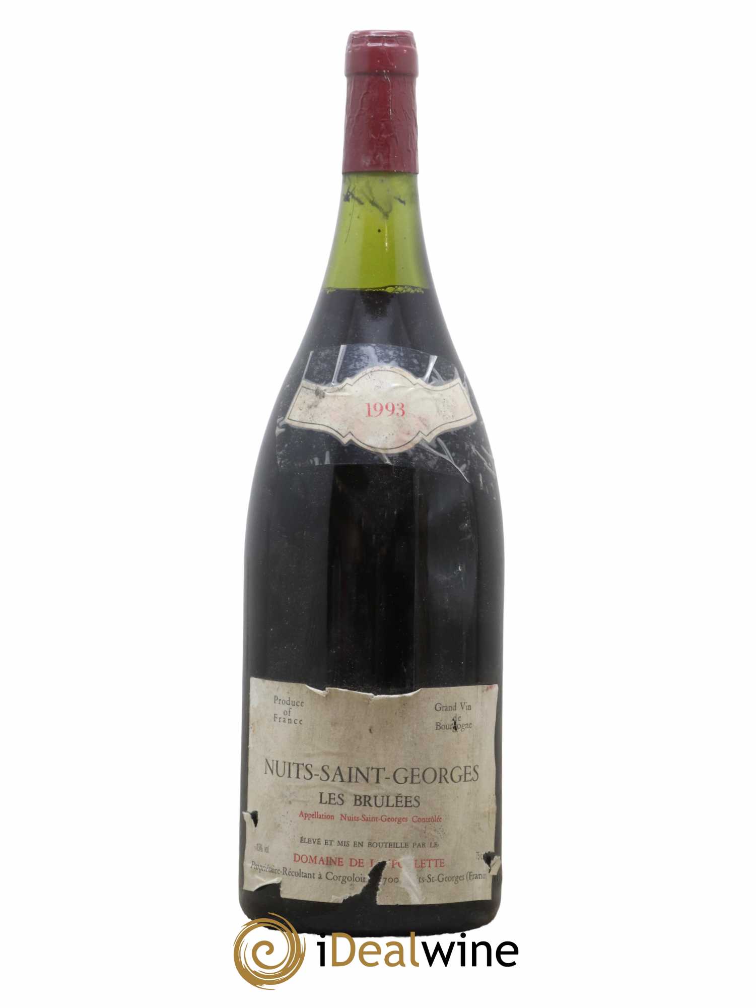 Nuits-Saint-Georges 1er Cru Les Brulees Domaine De La Poulette 1993 - Lot de 1 magnum - 0