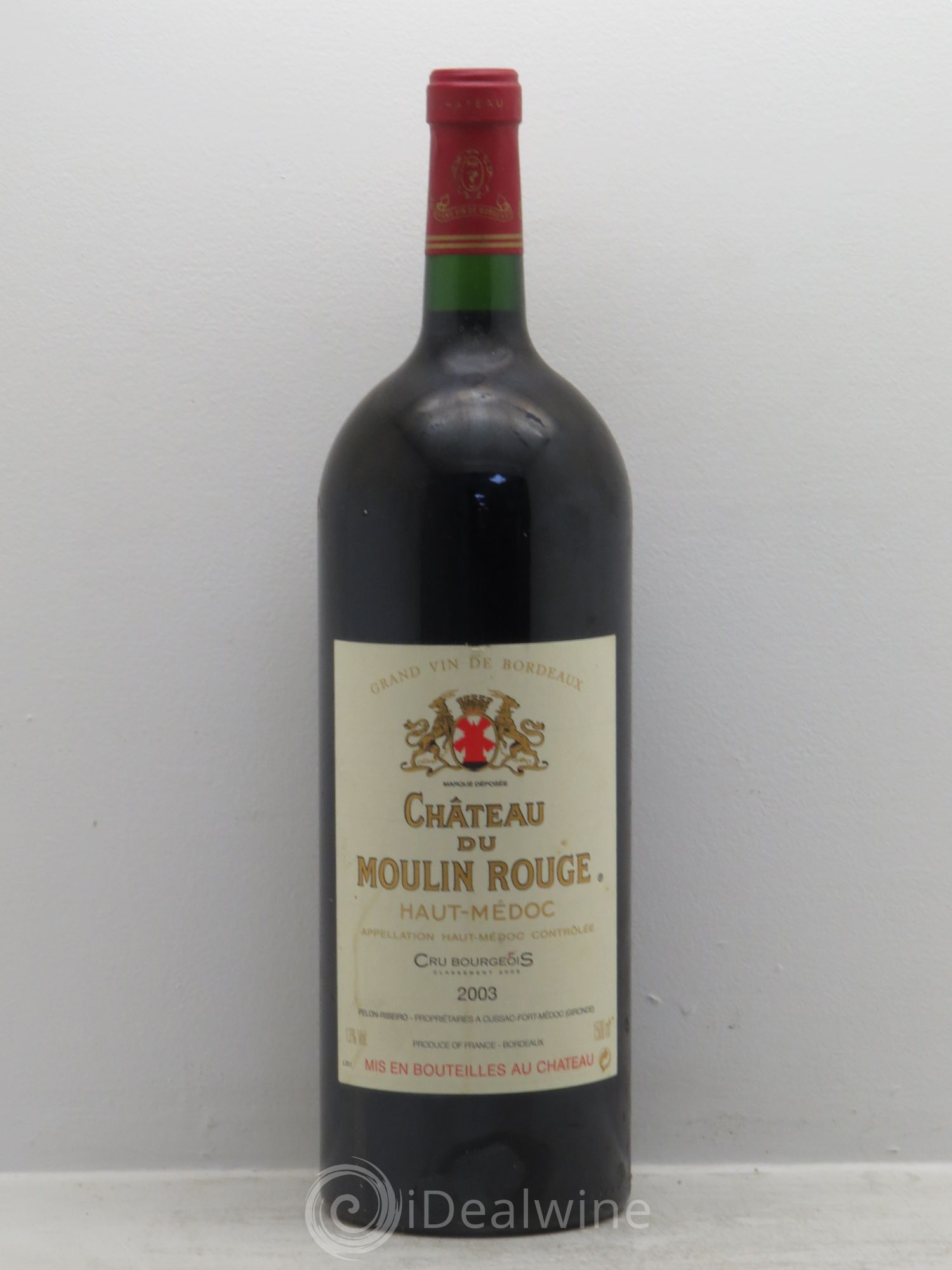 Château du Moulin Rouge Cru Bourgeois 2003 - Lot de 1 magnum - 0