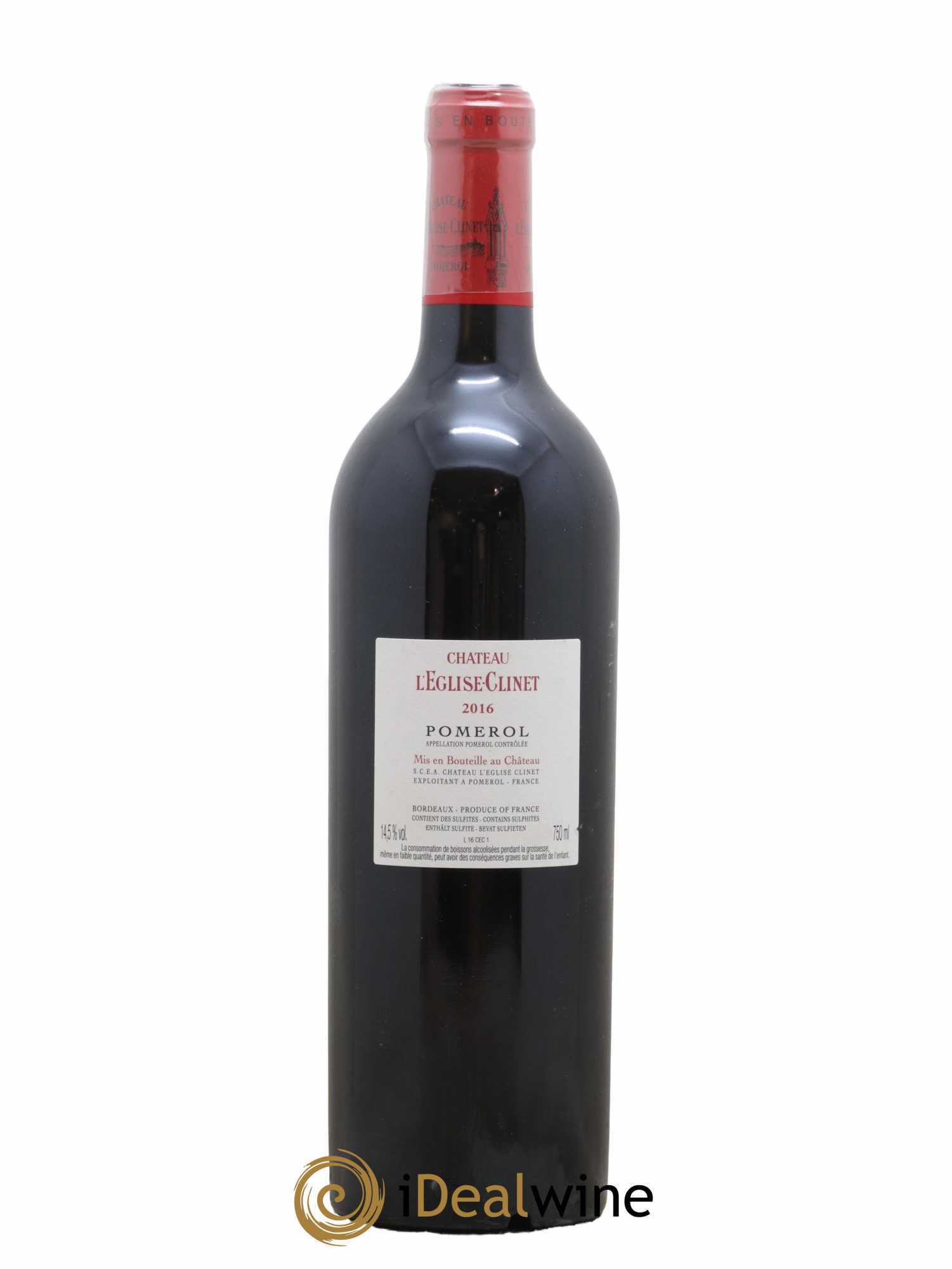 Château l' Église Clinet 2016 - Lot de 1 bouteille - 1