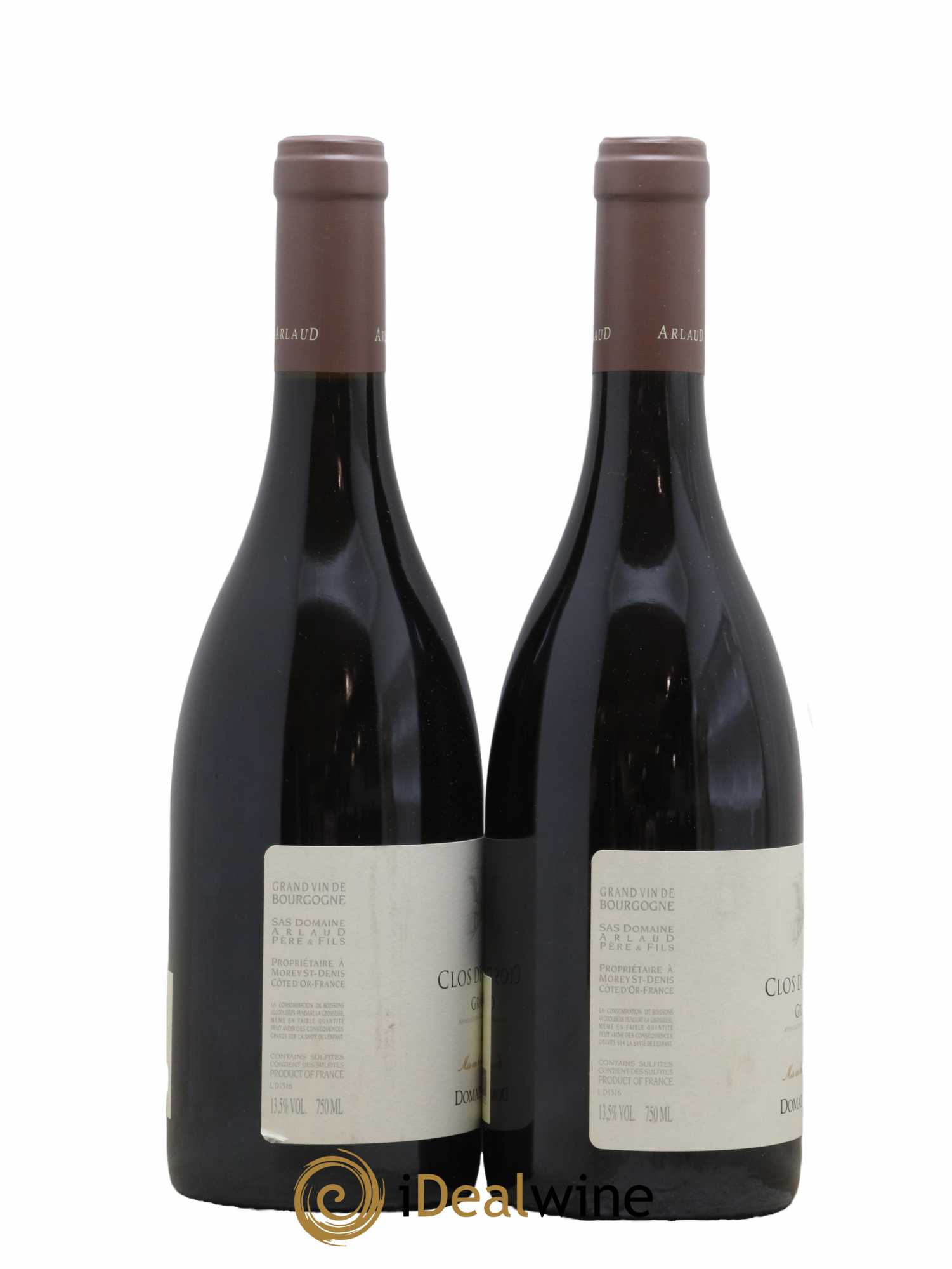 Clos de la Roche Grand Cru Arlaud 2015 - Lotto di 2 bottiglie - 1