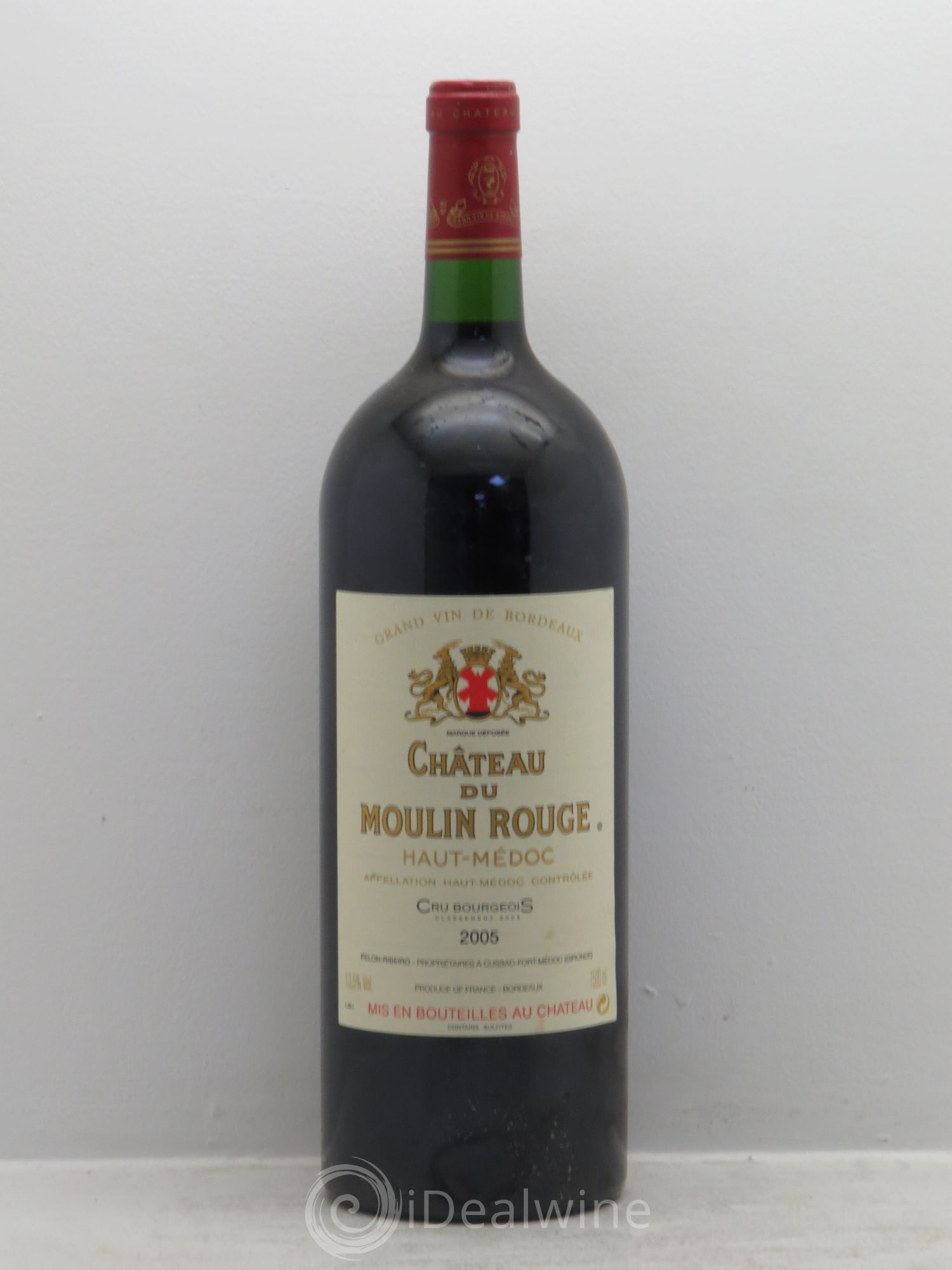 Château du Moulin Rouge Cru Bourgeois 2005 - Lot de 1 magnum - 0