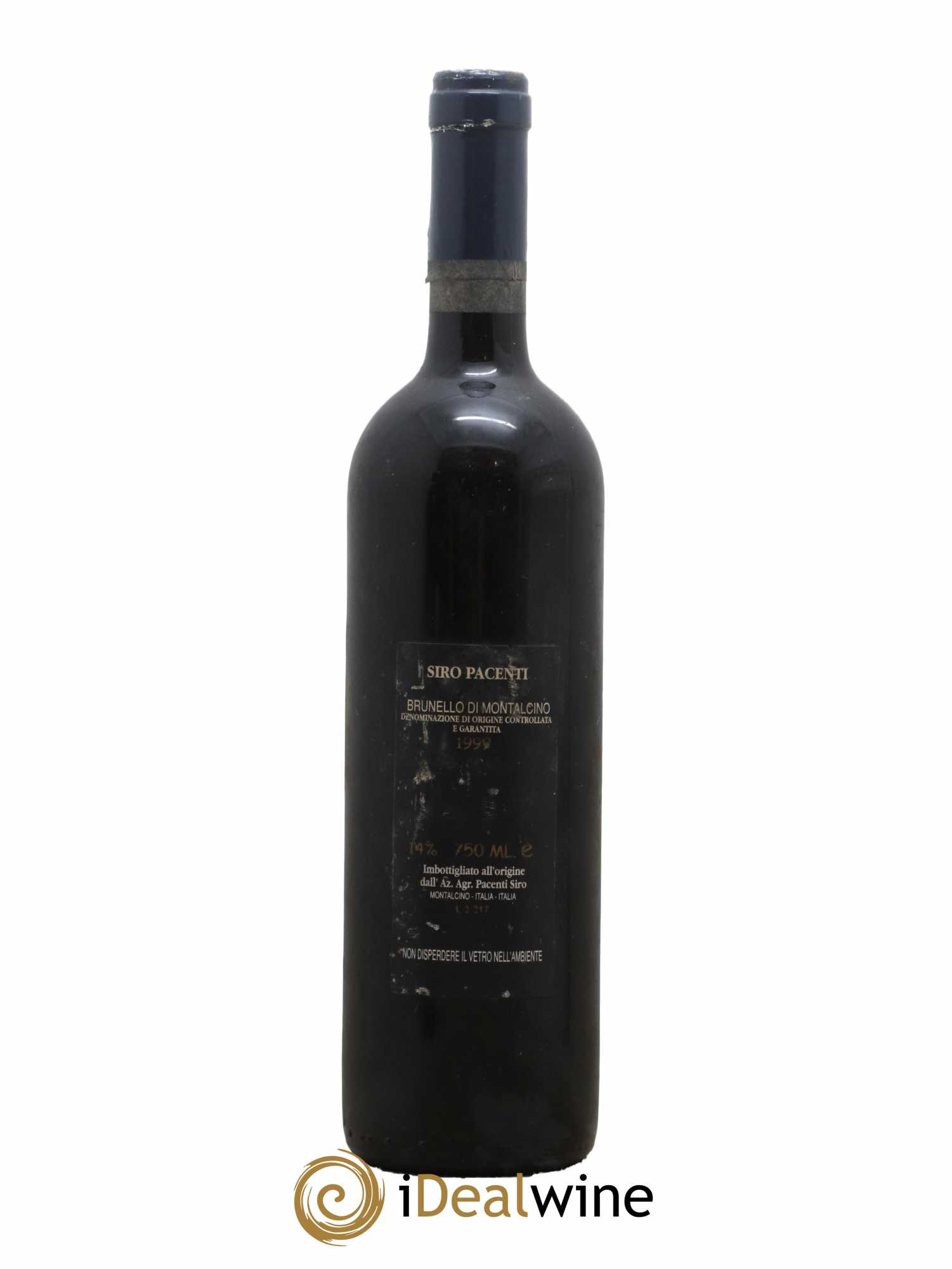 Brunello di Montalcino DOCG Siro Pacenti 1999 - Posten von 1 Flasche - 1