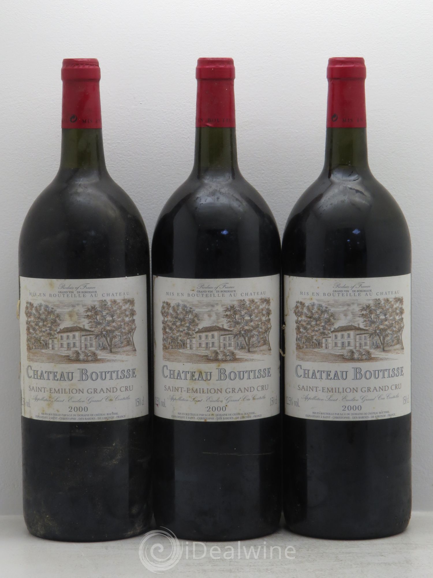 Saint-Émilion Château Boutisse 2000 - Lot de 3 magnums - 0