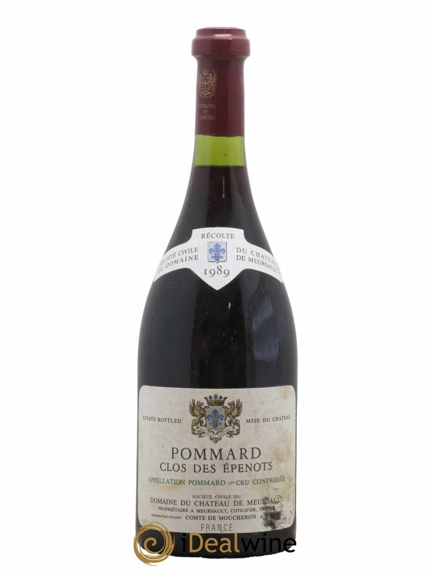 Pommard 1er Cru Clos des Epenots Château de Meursault 1989 - Lot de 1 bouteille - 0