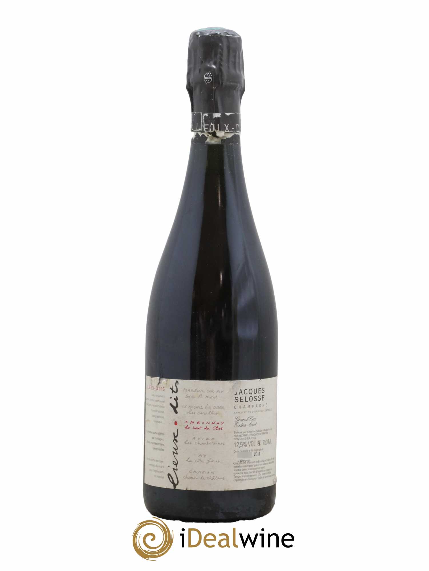 Ambonnay Le Bout du Clos Grand Cru Extra-Brut Jacques Selosse - Lot de 1 bouteille - 0