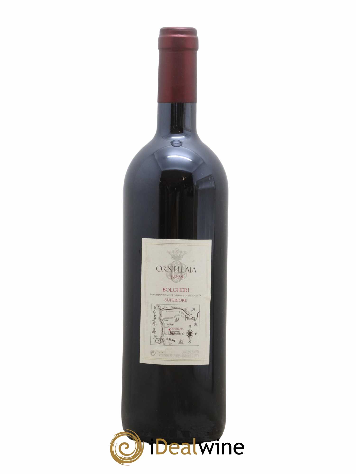 Bolgheri DOC Superiore Ornellaia Tenuta Dell'Ornellaia - Frescobaldi 2006 - Lot de 1 bouteille - 1