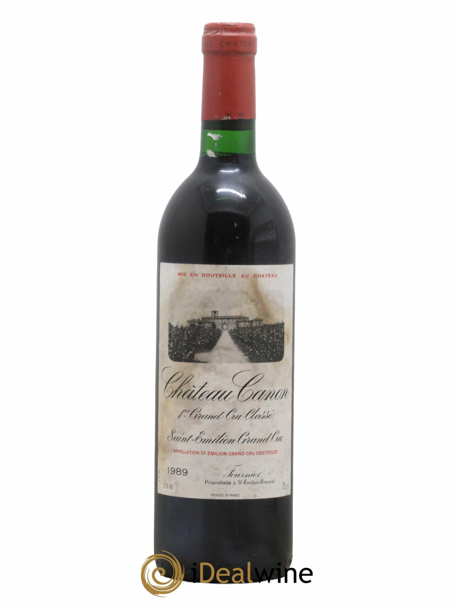 Château Canon 1er Grand Cru Classé B 1989 - Lot de 1 bouteille - 0