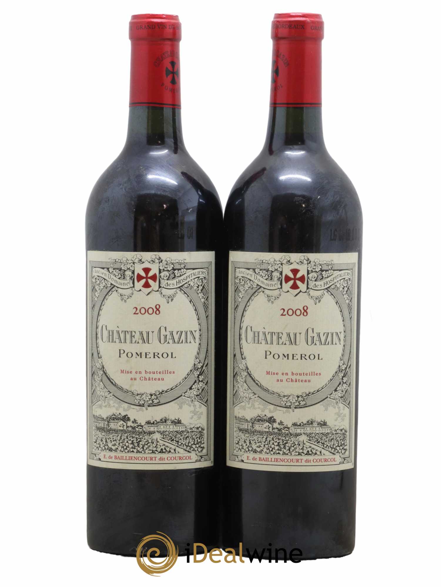 Château Gazin 2008 - Lot de 2 bouteilles - 0