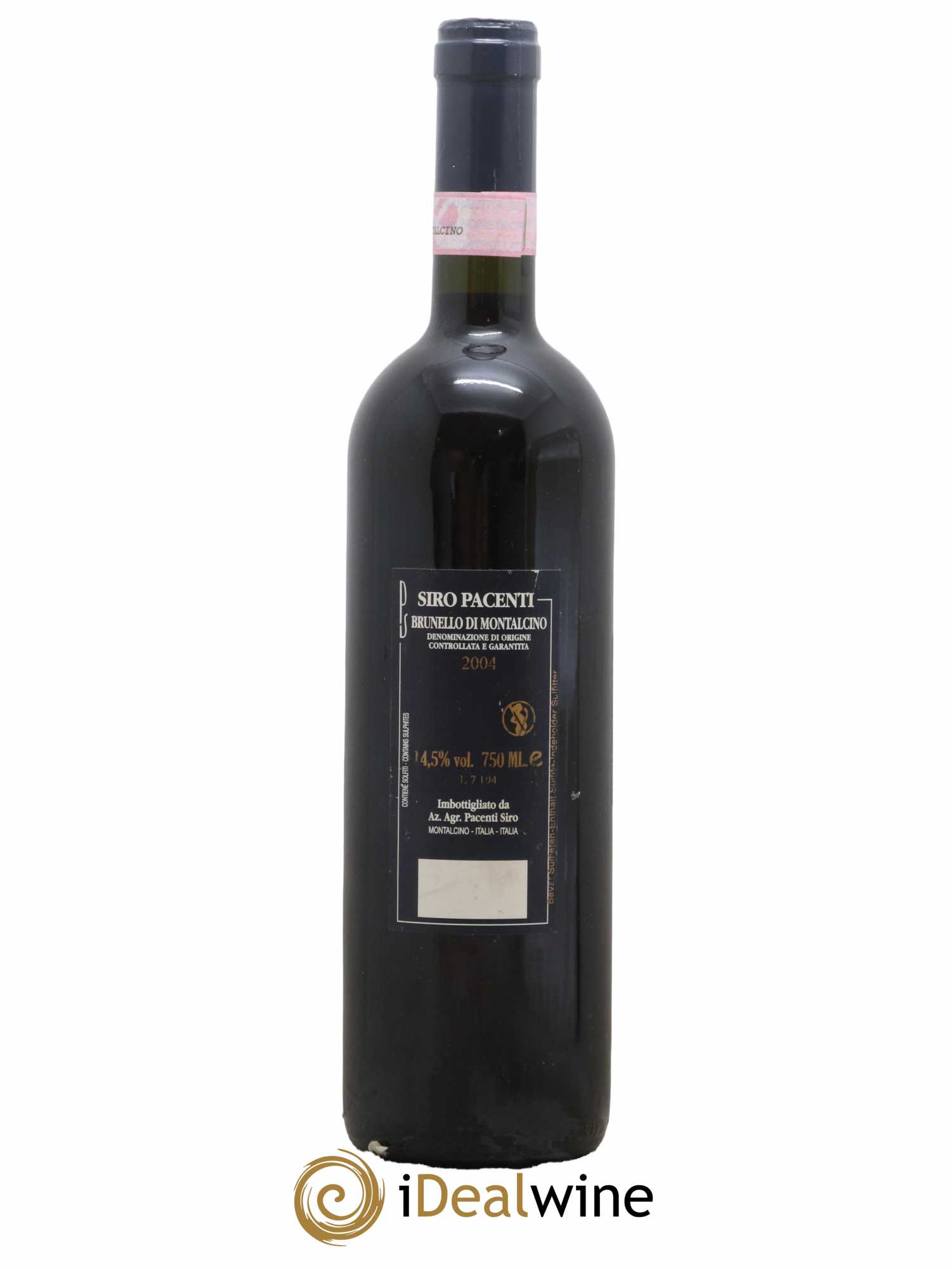 Brunello di Montalcino DOCG Riserva PS Siro Pacenti 2004 - Lotto di 1 bottiglia - 1