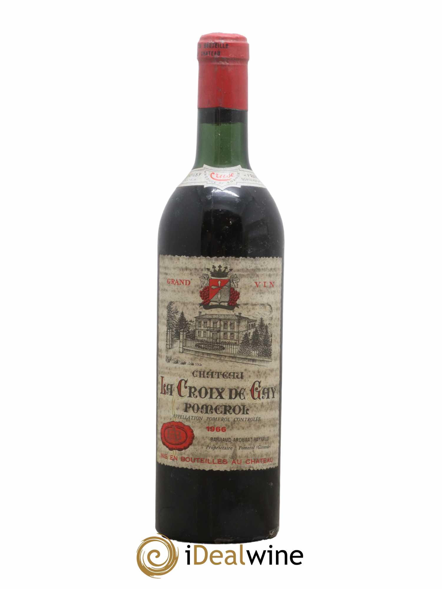 Château la Croix de Gay 1966 - Lot de 1 bouteille - 0