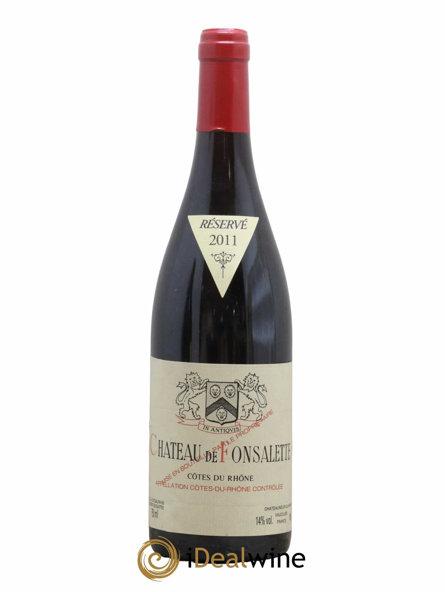 Côtes-du-Rhône Château de Fonsalette Emmanuel Reynaud 2011 - Lot de 1 bouteille - 0