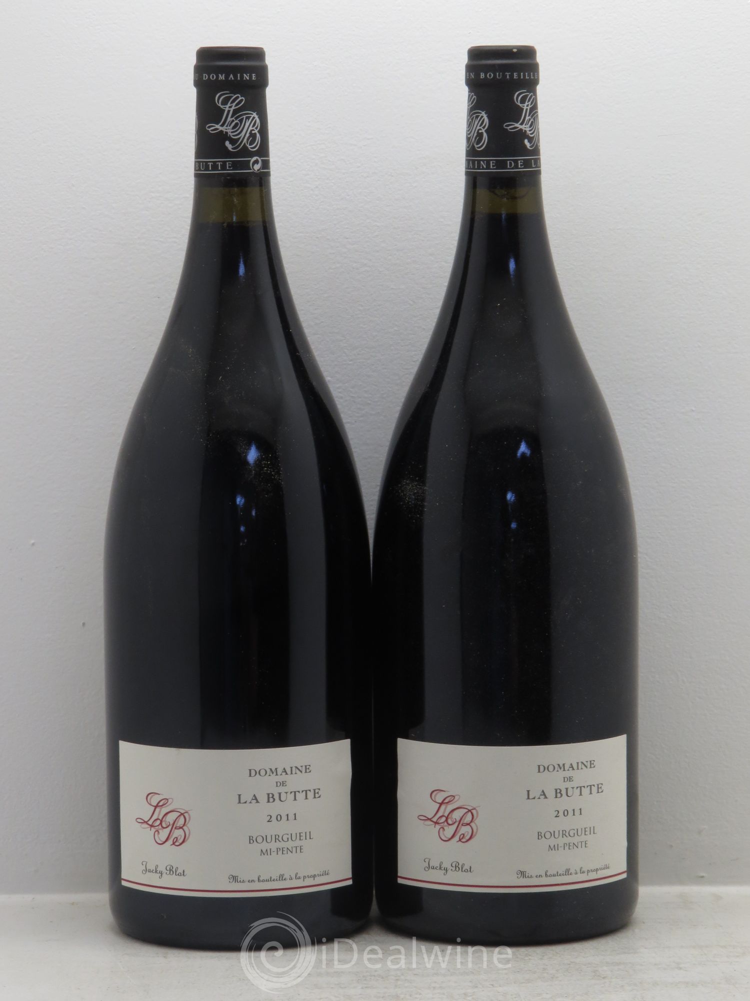 Bourgueil Mi-Pente Domaine de La Butte - Jacky Blot 2005 - Lot de 2 magnums - 0