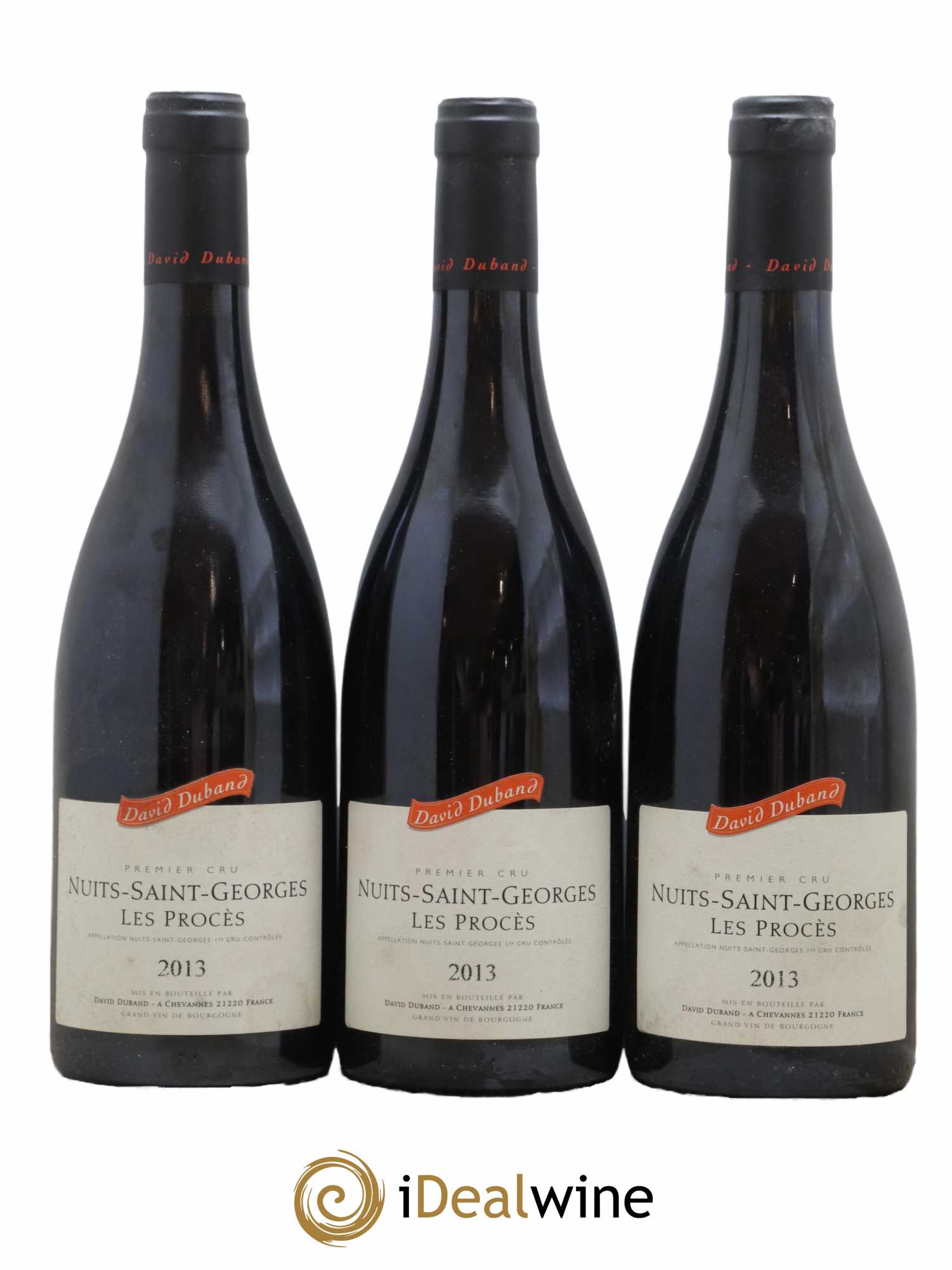 Nuits-Saint-Georges 1er Cru Les Procès David Duband (Domaine) 2013 - Posten von 3 Flaschen - 0