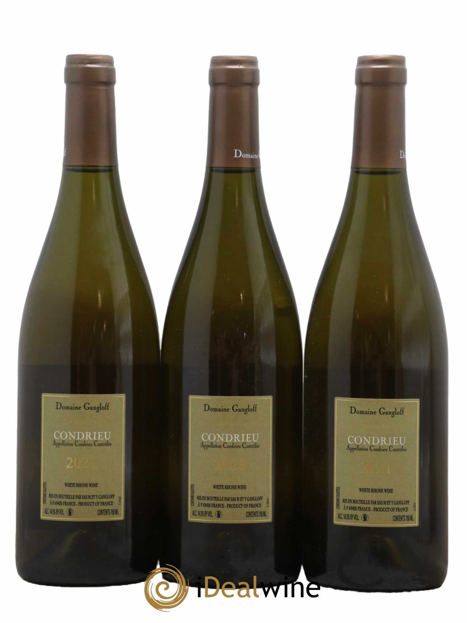 Condrieu Domaine Gangloff (Domaine) 2021 - Lot de 3 bouteilles - 1