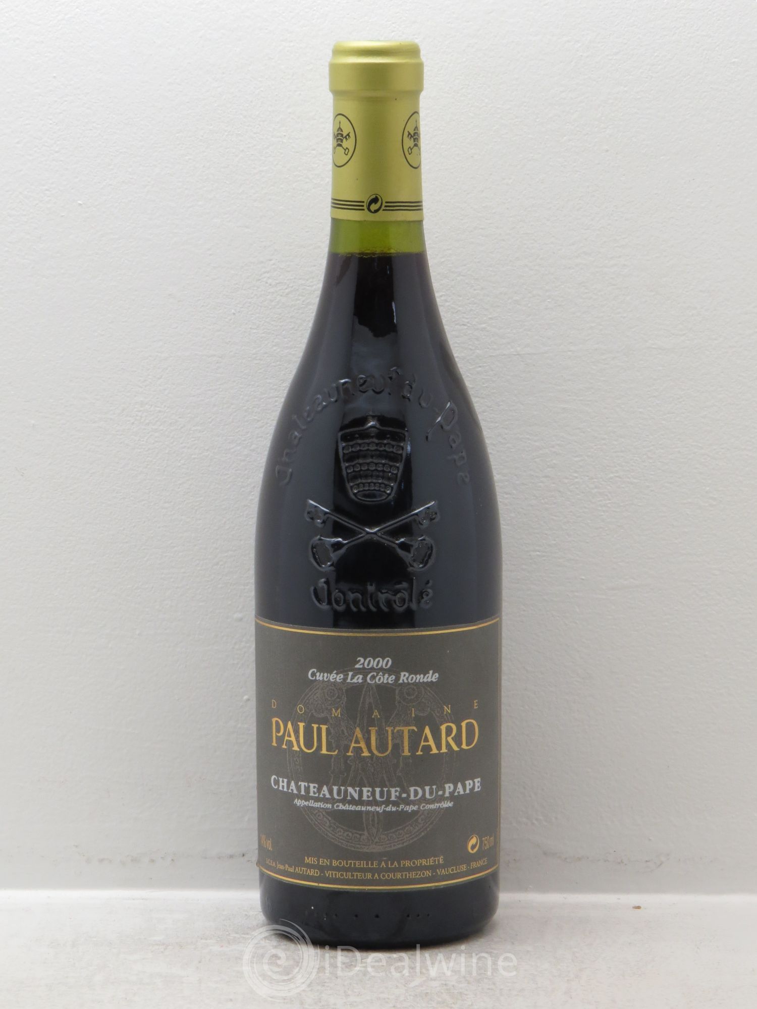 Châteauneuf-du-Pape Domaine Paul Autard La Côte Ronde Jean-Paul Autard 2000 - Lot de 1 bouteille - 0