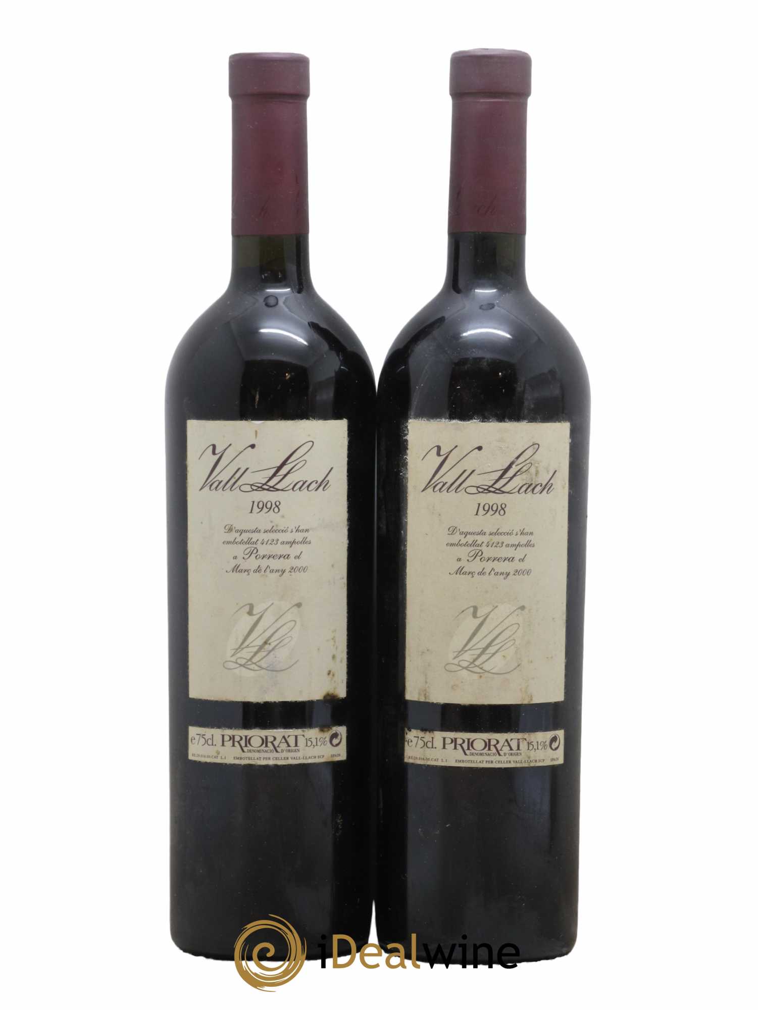 Priorat Bodegas Val Llach DOCA Idus 1998 - Lot de 2 bouteilles - 0