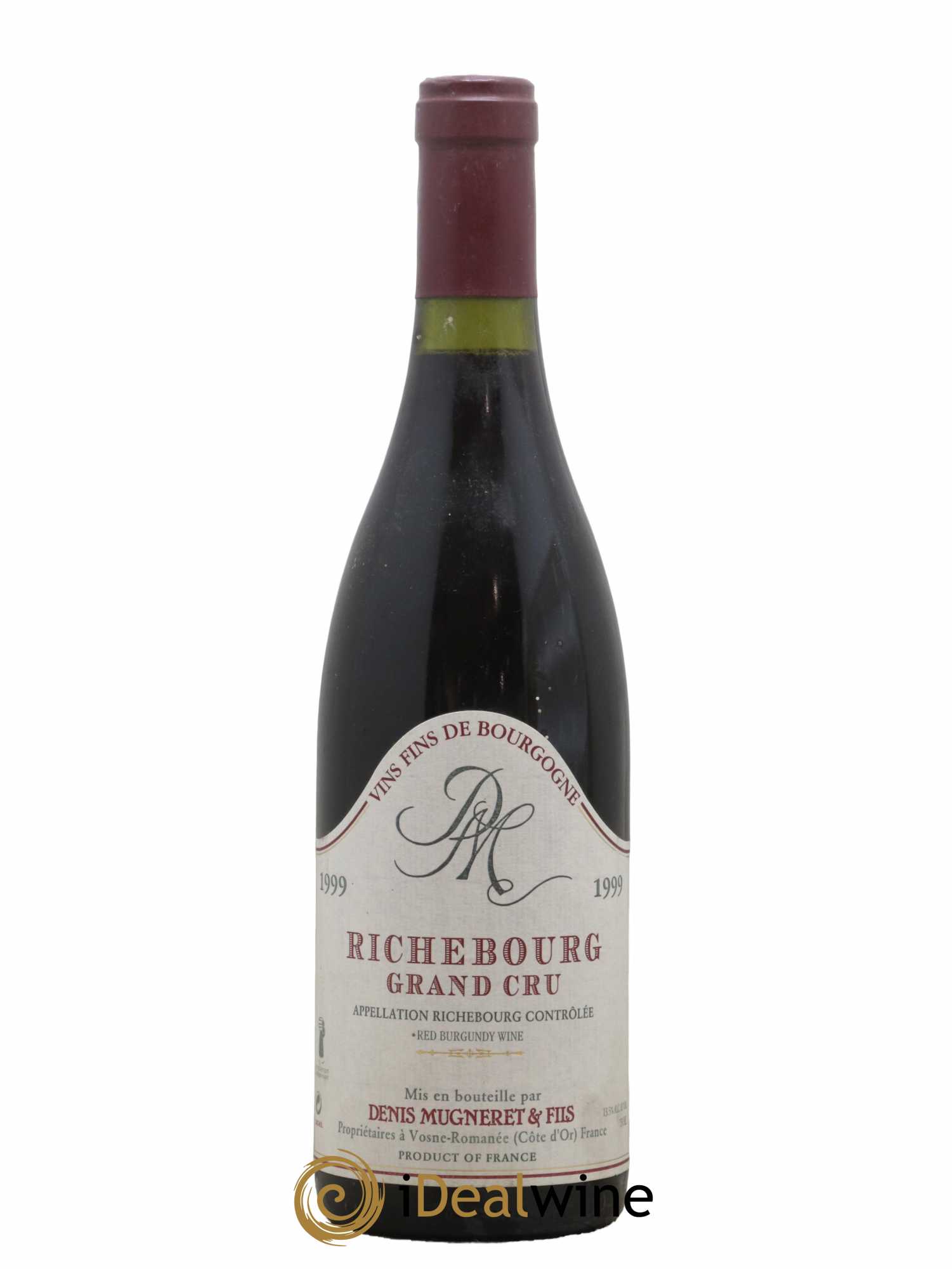 Richebourg Grand Cru Denis Mugneret 1999 - Lot de 1 bouteille - 0