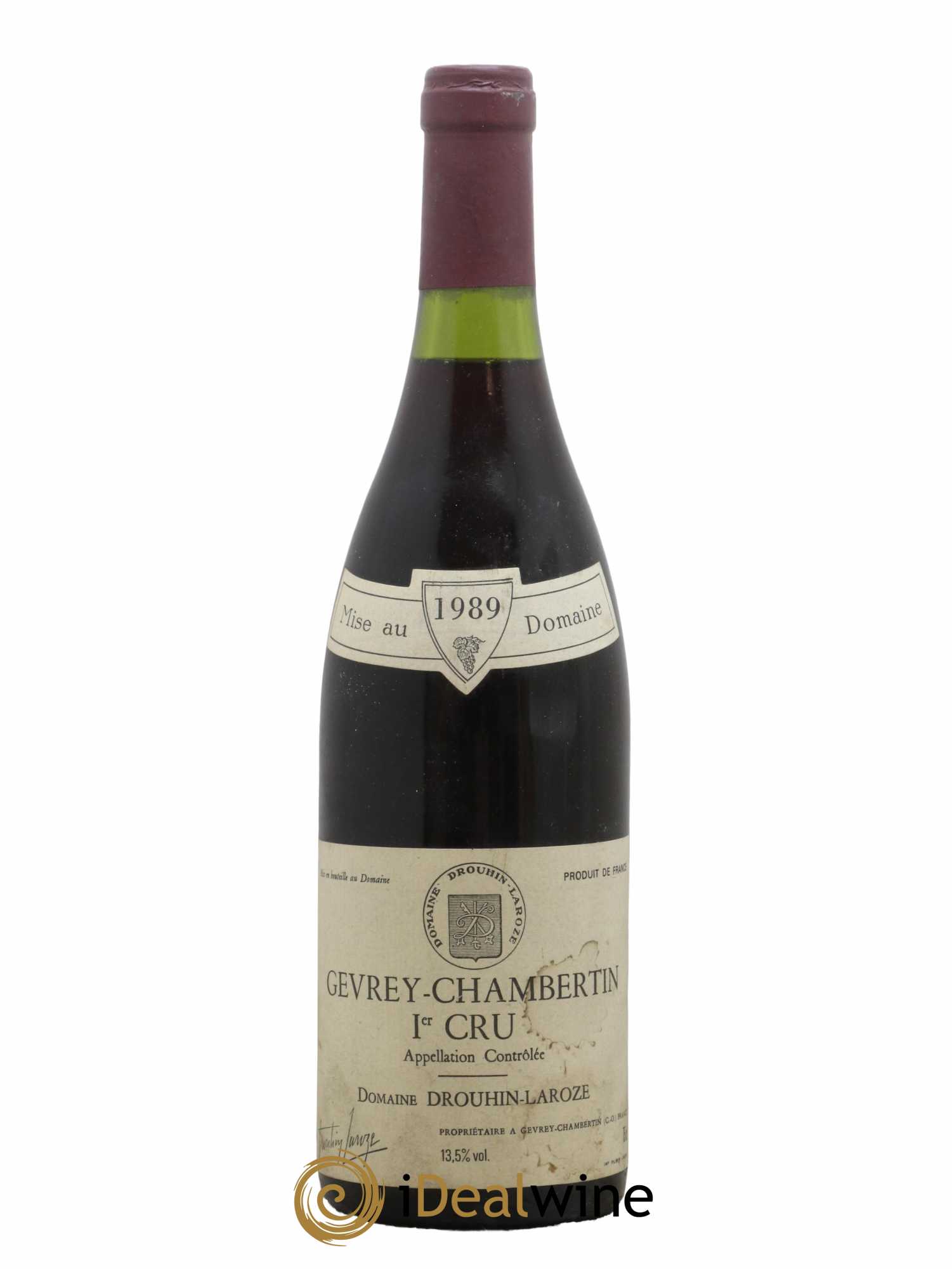 Gevrey-Chambertin 1er Cru Drouhin Laroze 1989 - Lot de 1 bouteille - 0