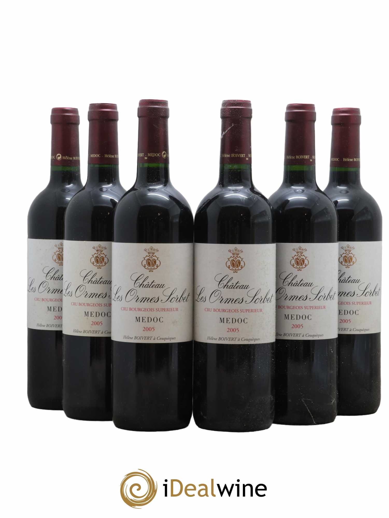 Château les Ormes Sorbet Cru Bourgeois 2005 - Lot de 6 bouteilles - 0