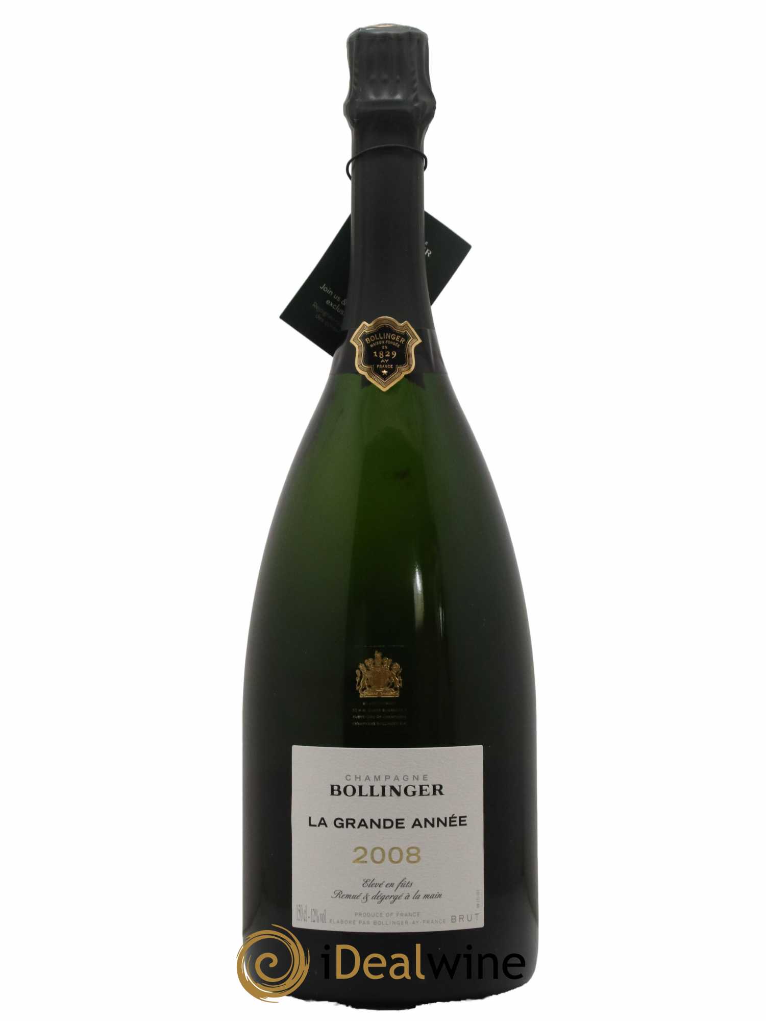 La Grande Année Brut Bollinger 2008 - Lot de 1 magnum - 1