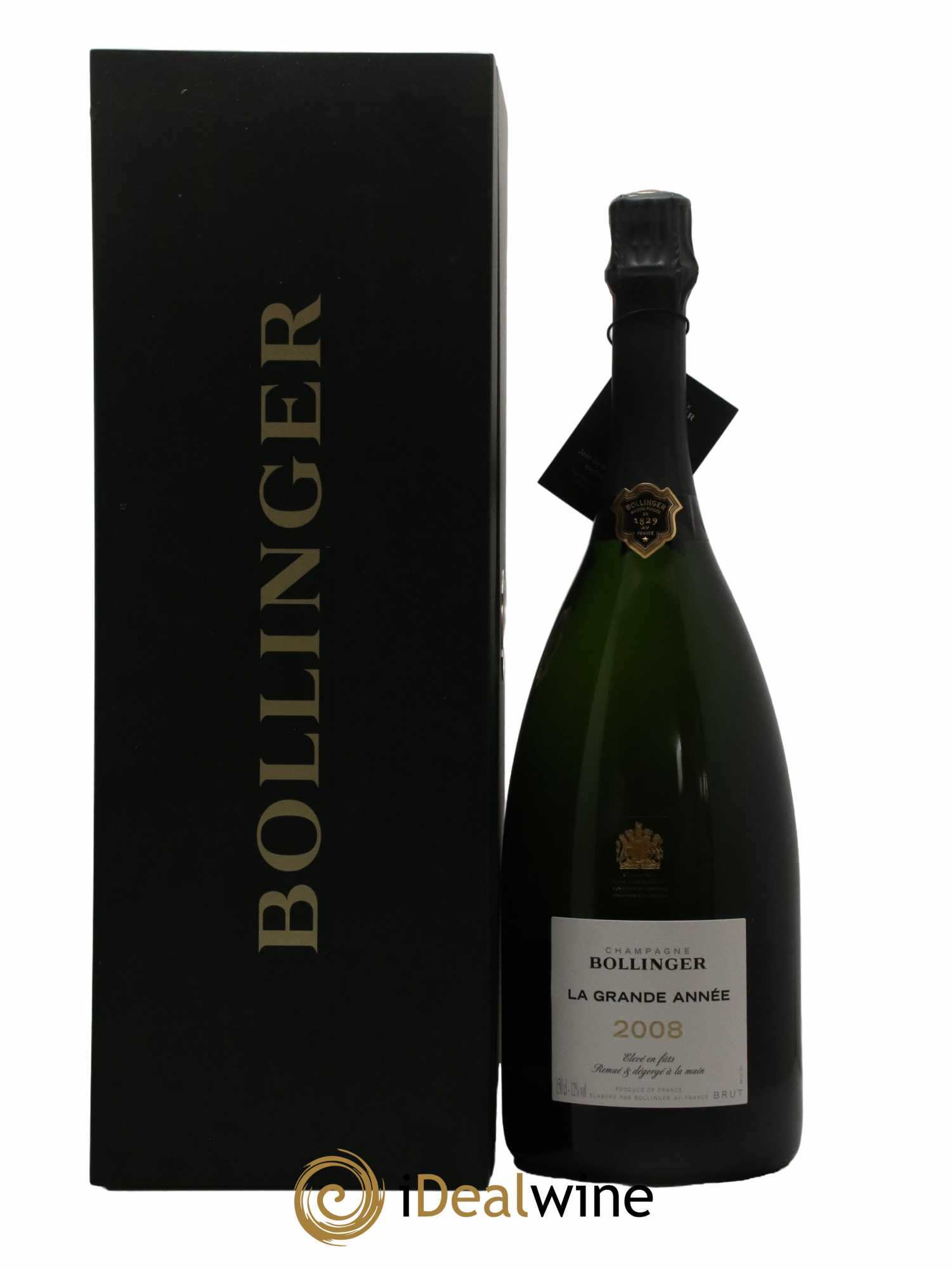 La Grande Année Brut Bollinger 2008 - Lot de 1 magnum - 0