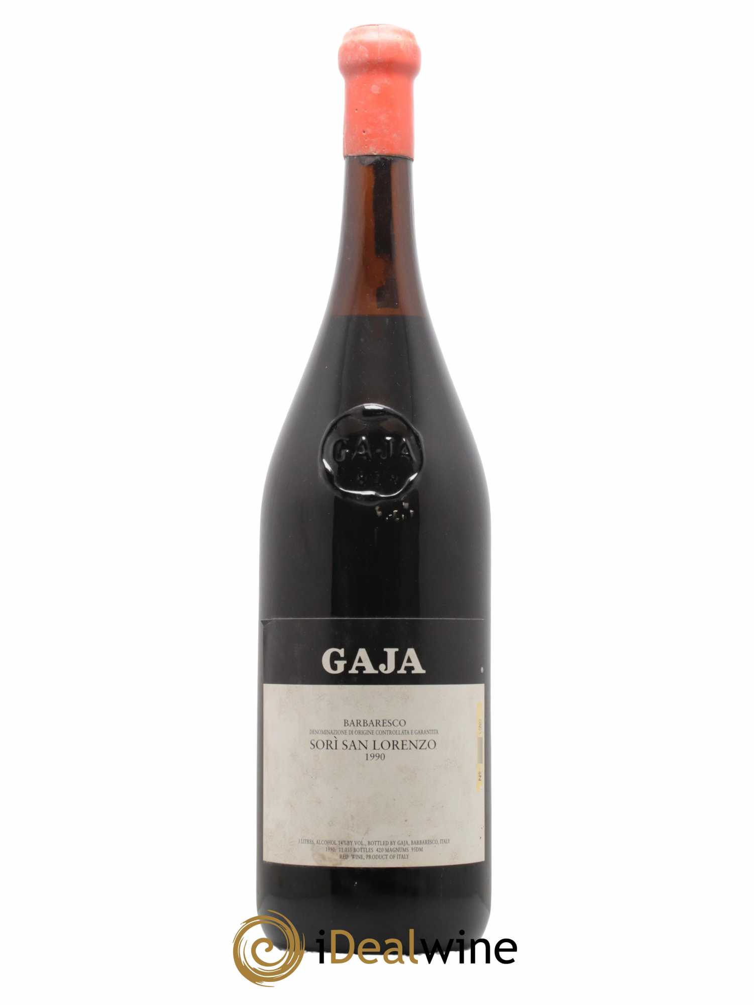 Langhe DOC Sori San Lorenzo Angelo Gaja 1990 - Posten von 1 Doppel-Magnum - 0