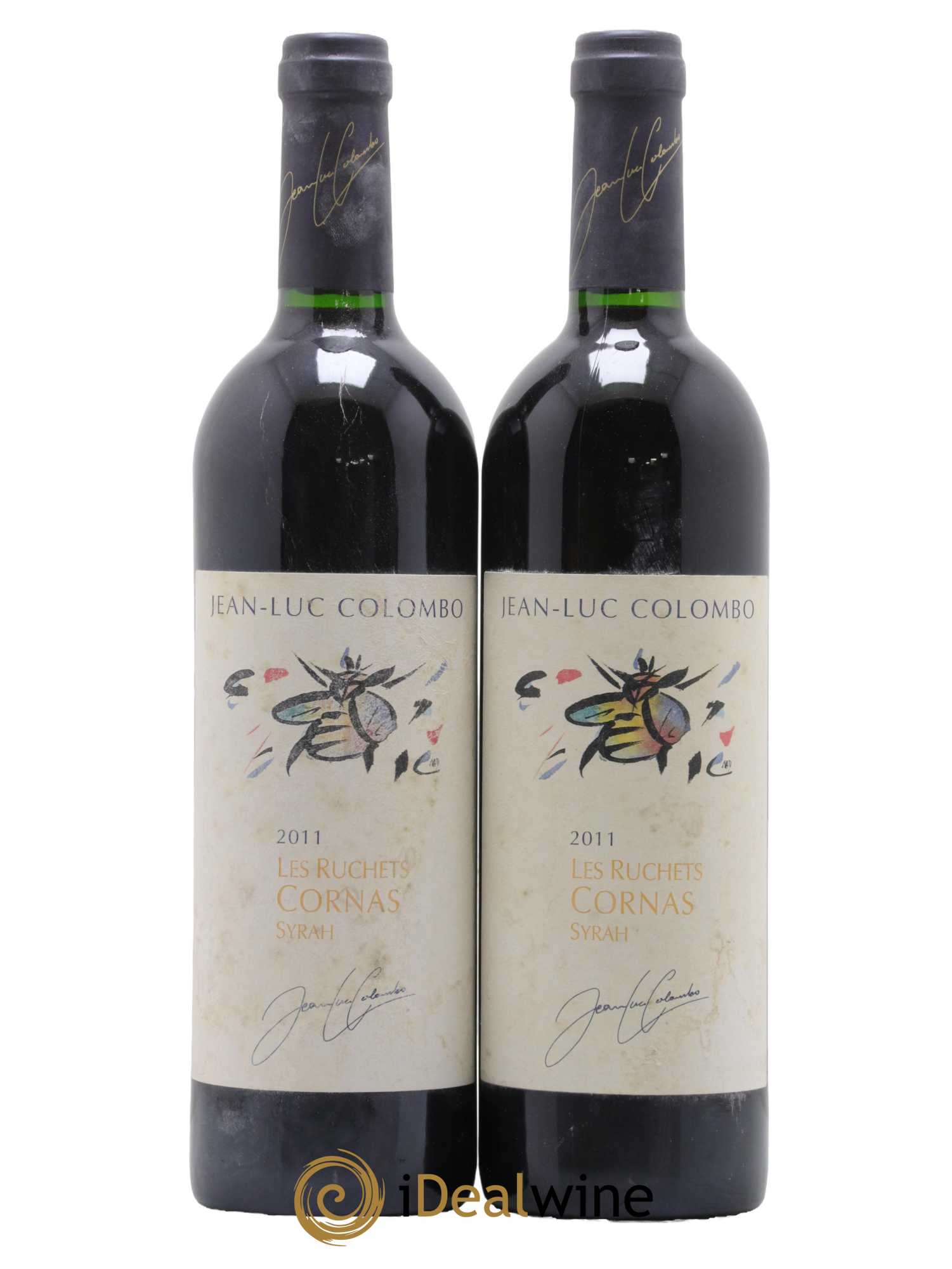 Cornas les Ruchets Jean-Luc Colombo 2011 - Lot of 2 bottles - 0