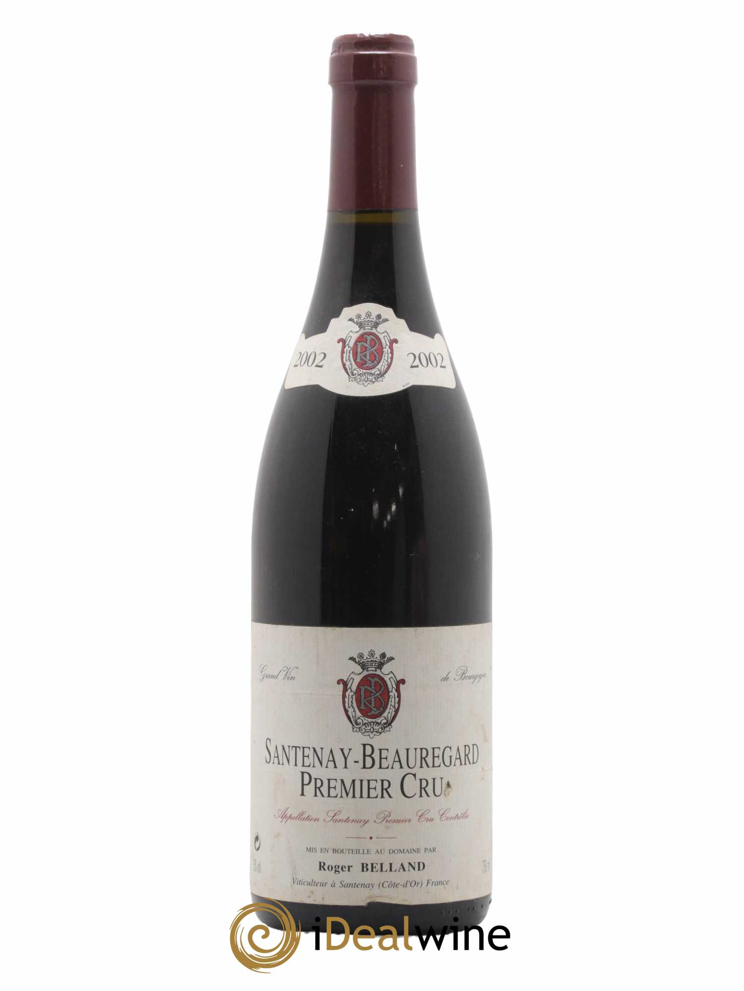Santenay 1er Cru Beauregard Domaine Roger Belland 2002 - Lot de 1 bouteille - 0