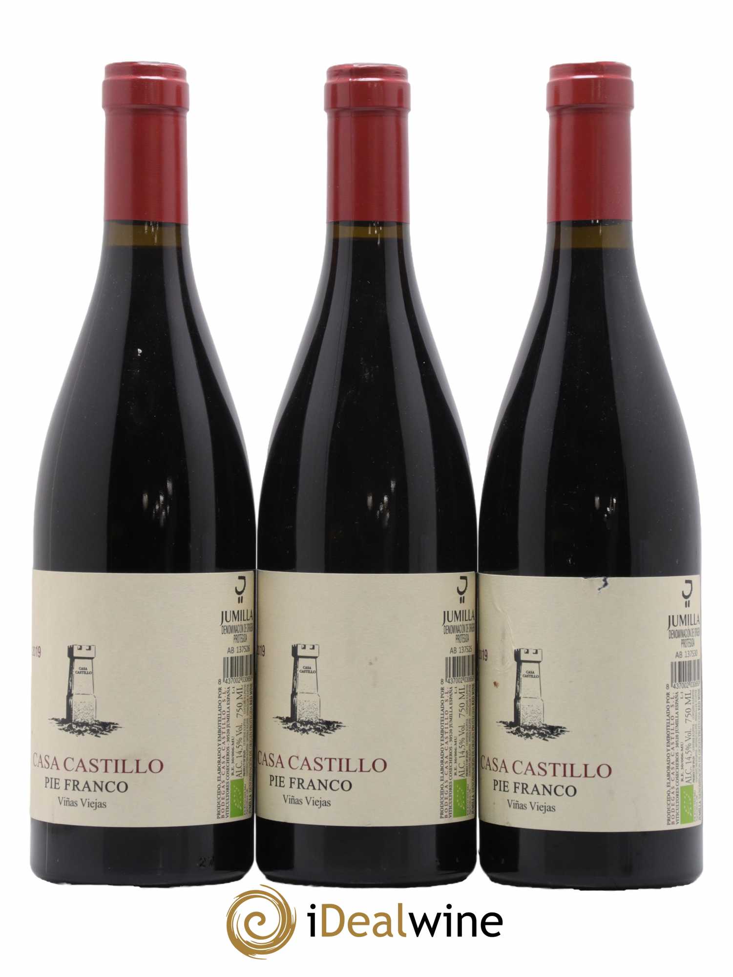 Jumilla Pie Franco Casa Castillo 2019 - Lot de 3 bouteilles - 1