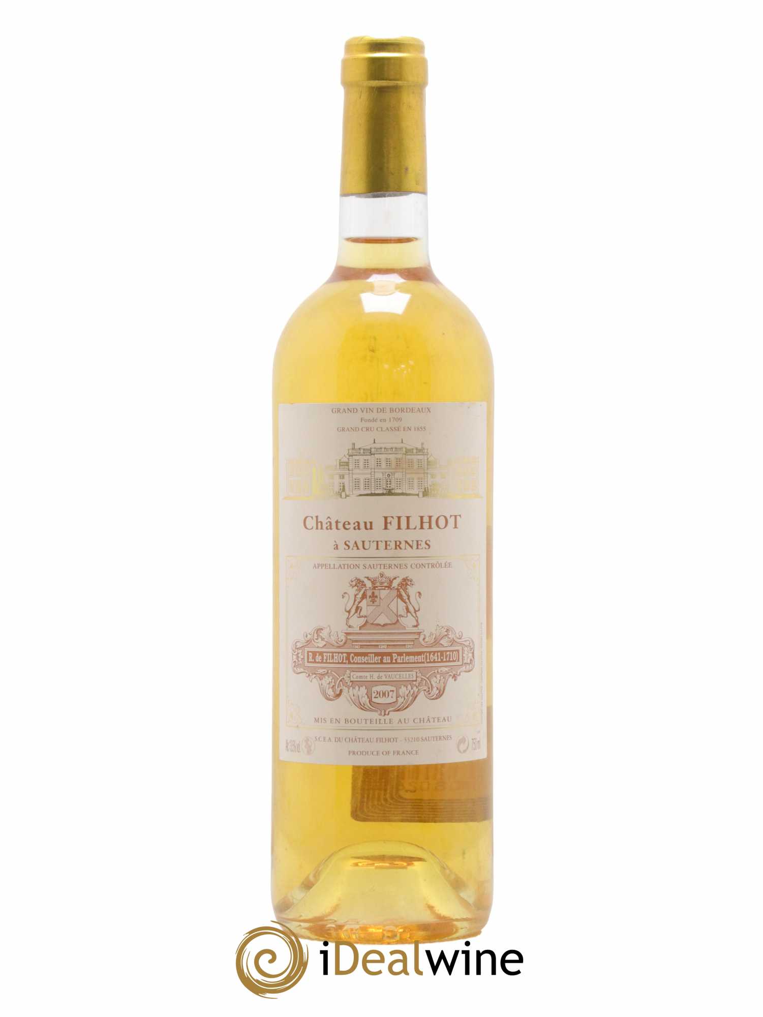 Château Filhot 2ème Grand Cru Classé 2007 - Lotto di 1 bottiglia - 0