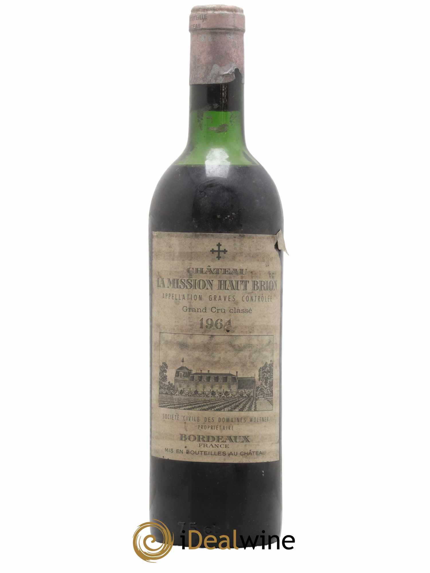 Château la Mission Haut-Brion Cru Classé de Graves 1964 - Lot of 1 bottle - 0