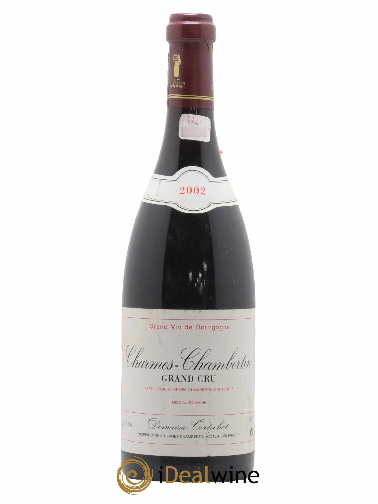 Charmes-Chambertin Grand Cru Tortochot (Domaine) 2002 - Lot de 1 bouteille - 0