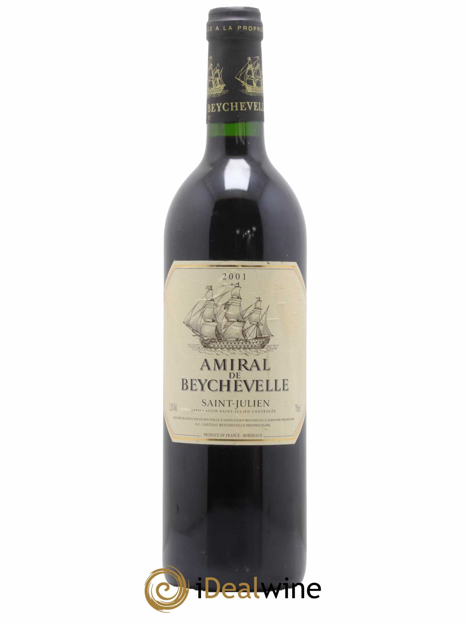 Amiral de Beychevelle Second Vin 2001 - Lot de 1 bouteille - 0