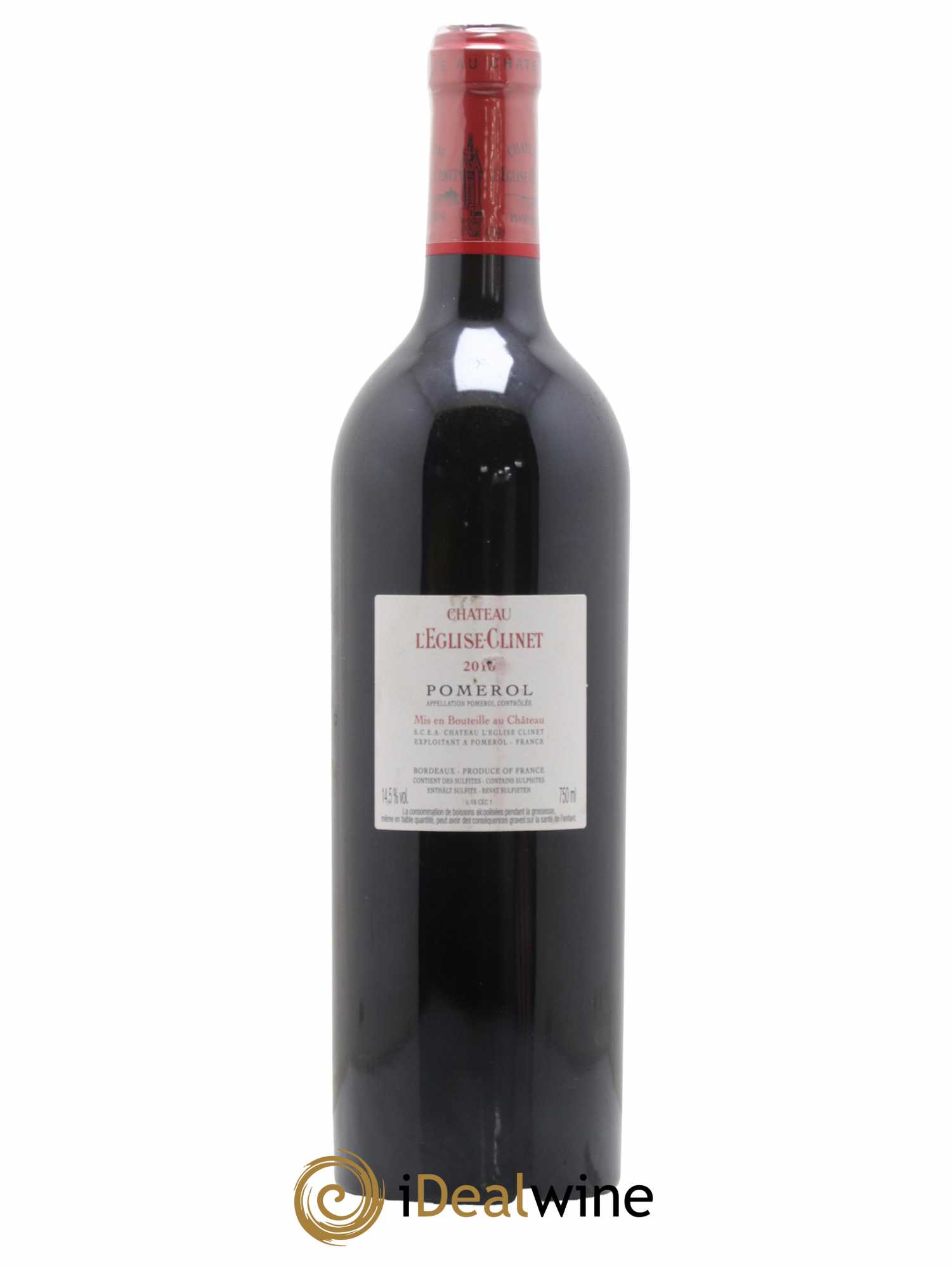 Château l' Église Clinet 2016 - Lot de 1 bouteille - 1