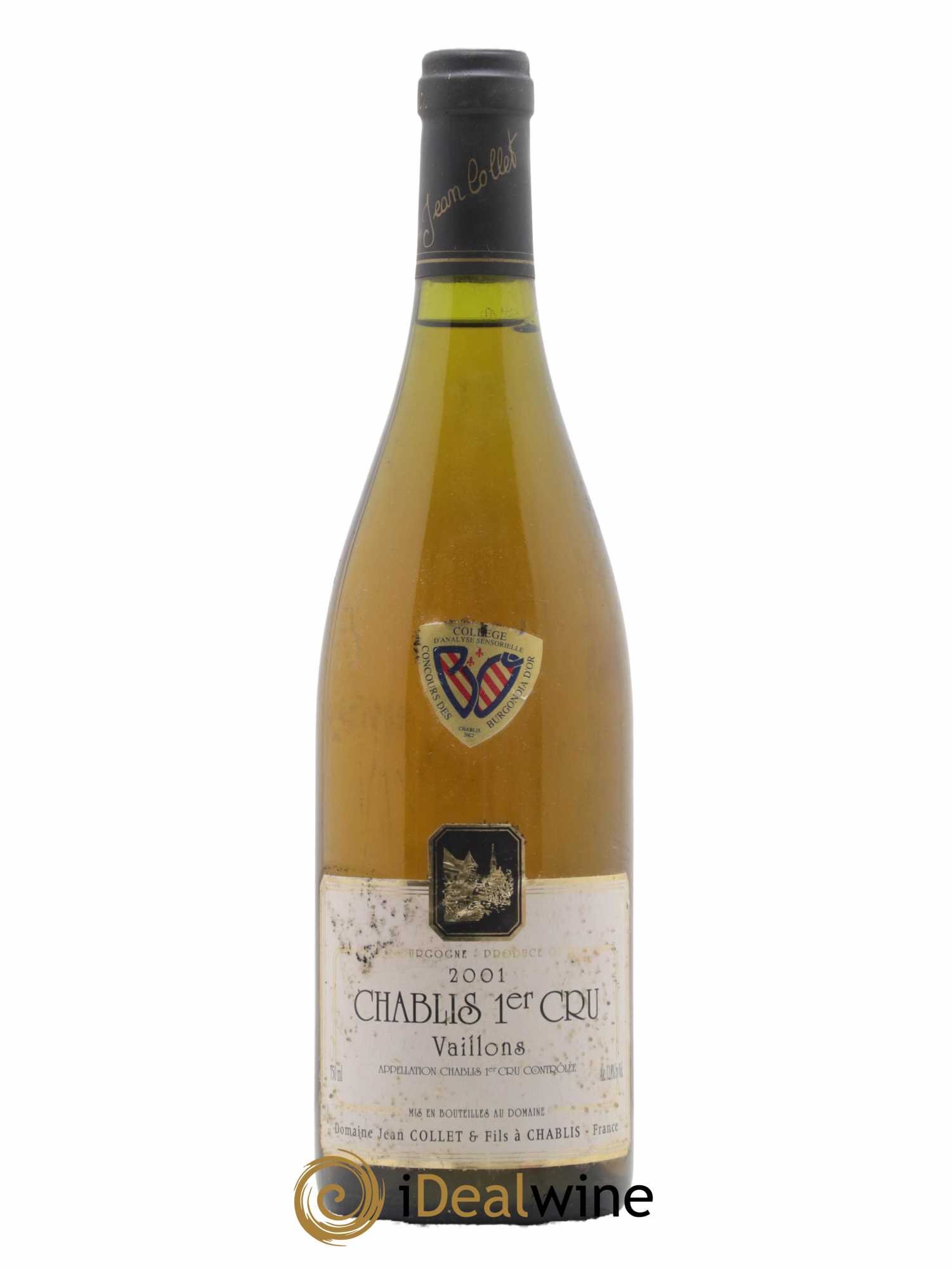 Chablis 1er Cru Vaillons J Collet 2001 - Lot de 1 bouteille - 0