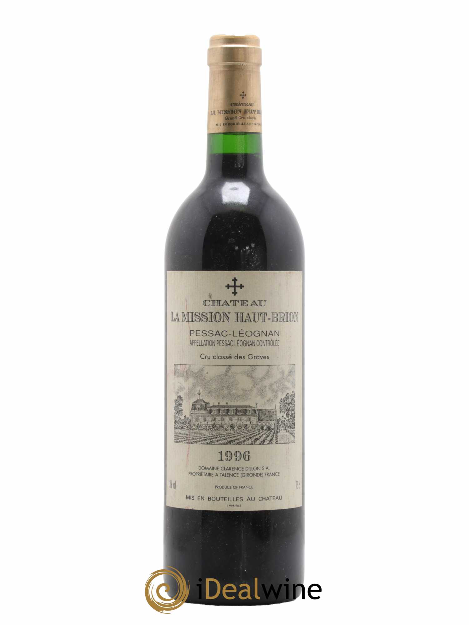 Château la Mission Haut-Brion Cru Classé de Graves 1996 - Lot de 1 bouteille - 0